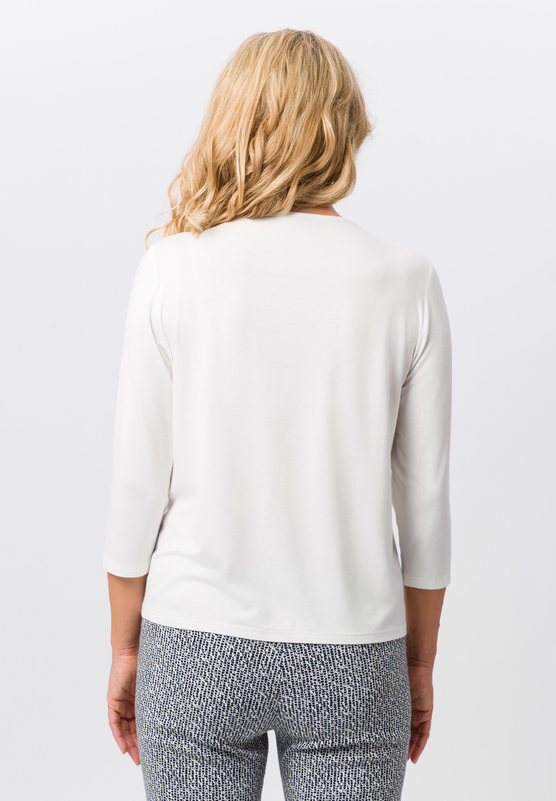 Blusenshirt mit elegantem V-Ausschnitt - Bild 2