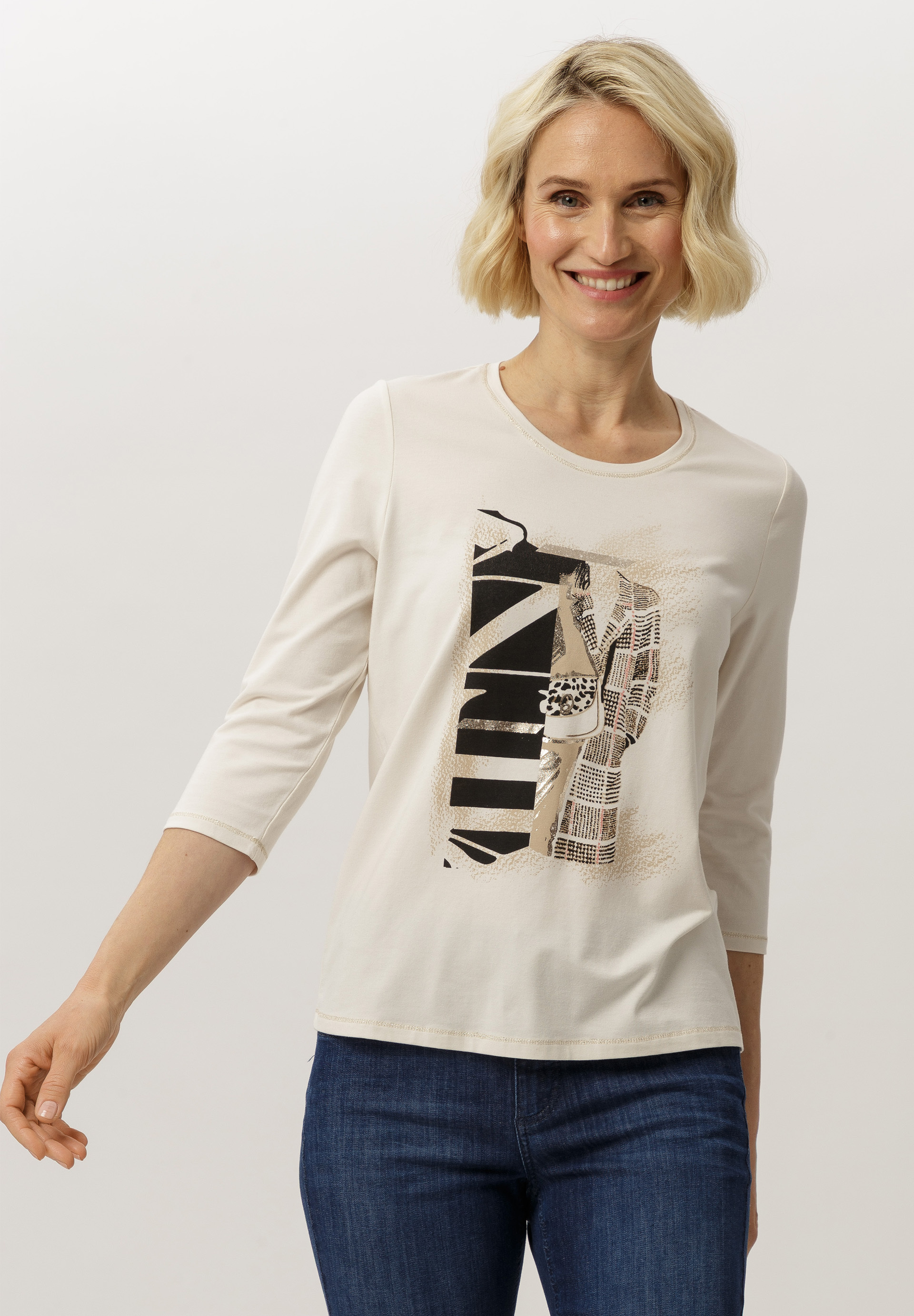 Shirt mit Placement-Print - Produktbild 1