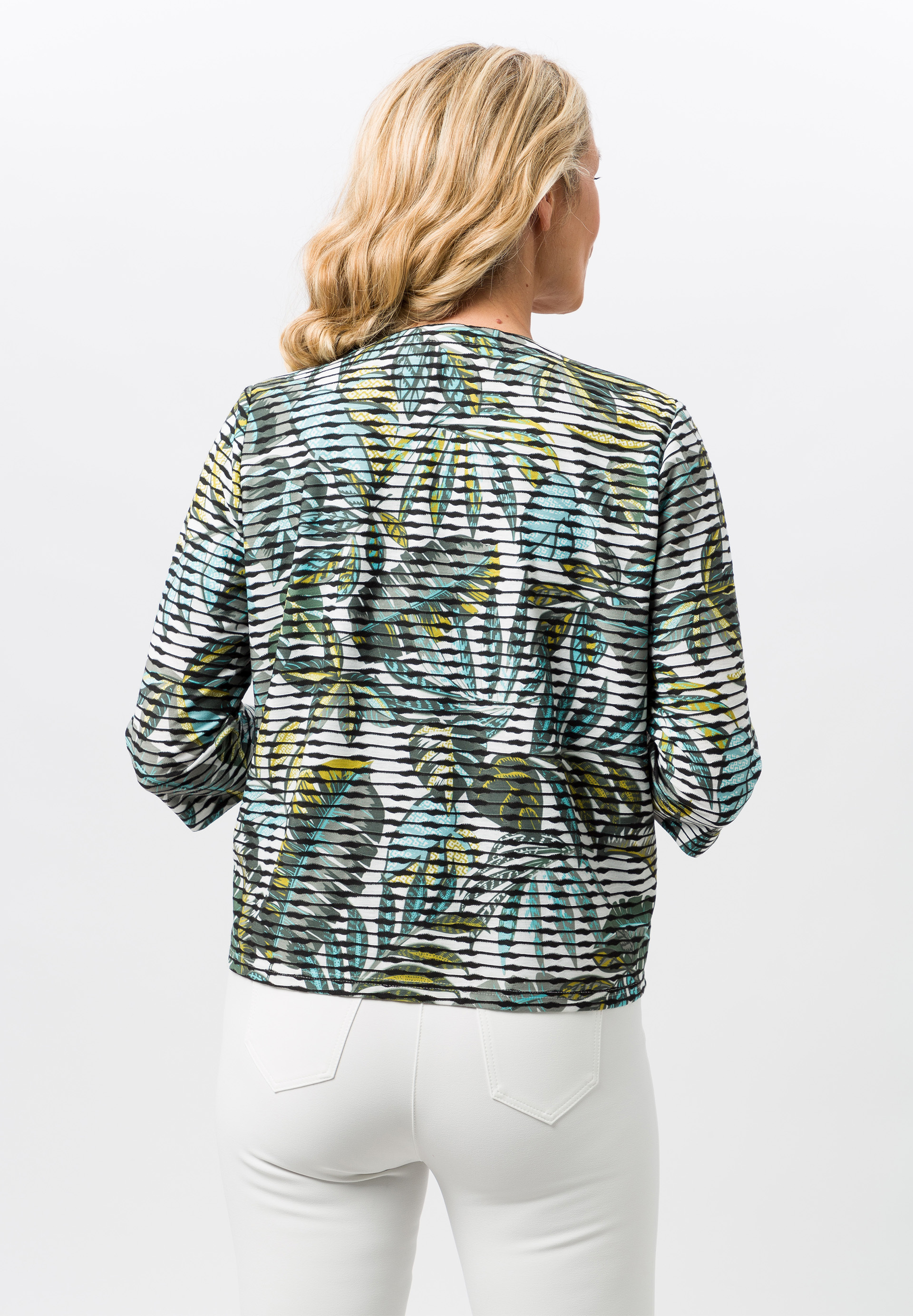 Leichtjacke mit Pflanzenprint - Bild 2