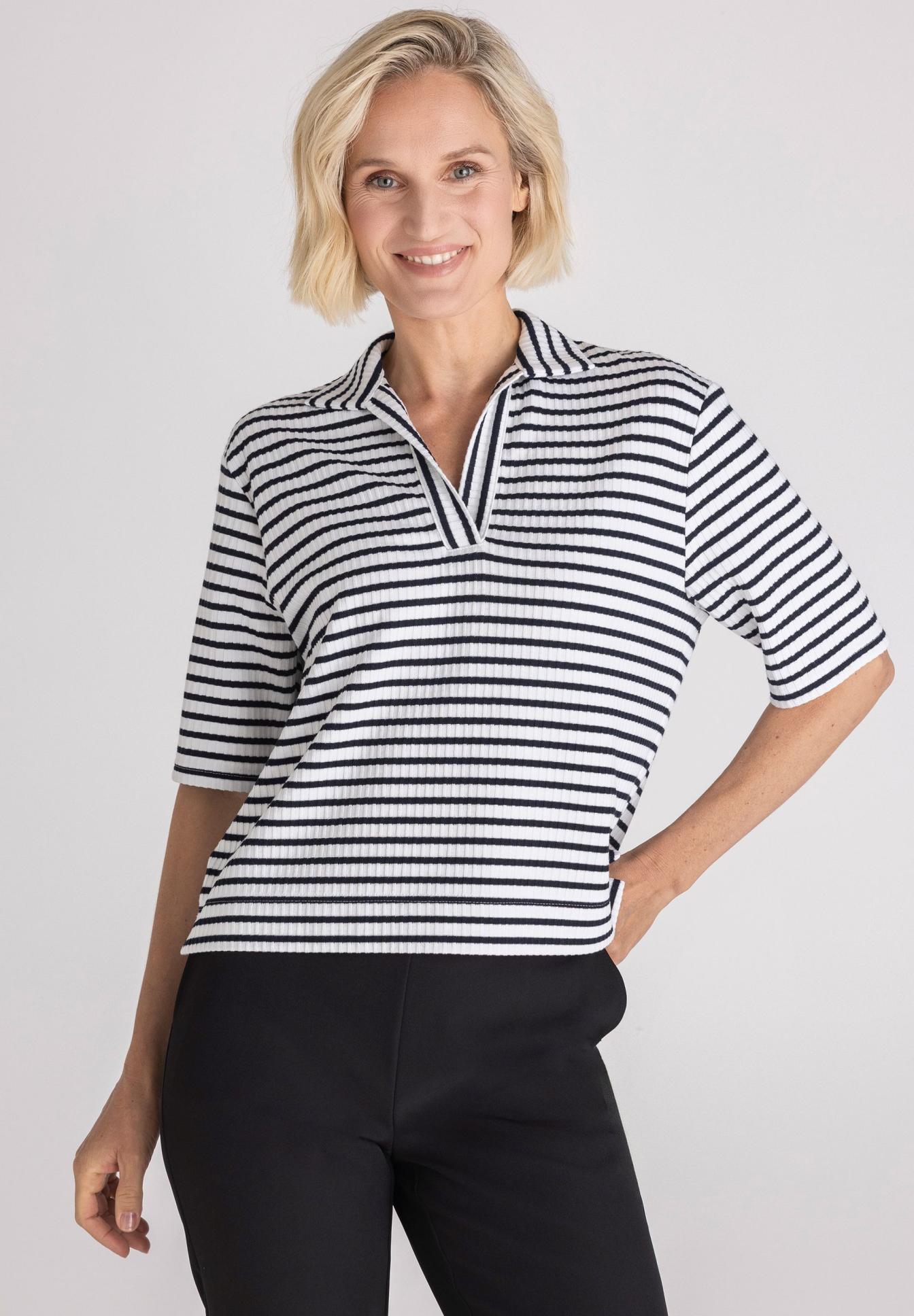 Shirt in gerippter Optik - Produktbild 1