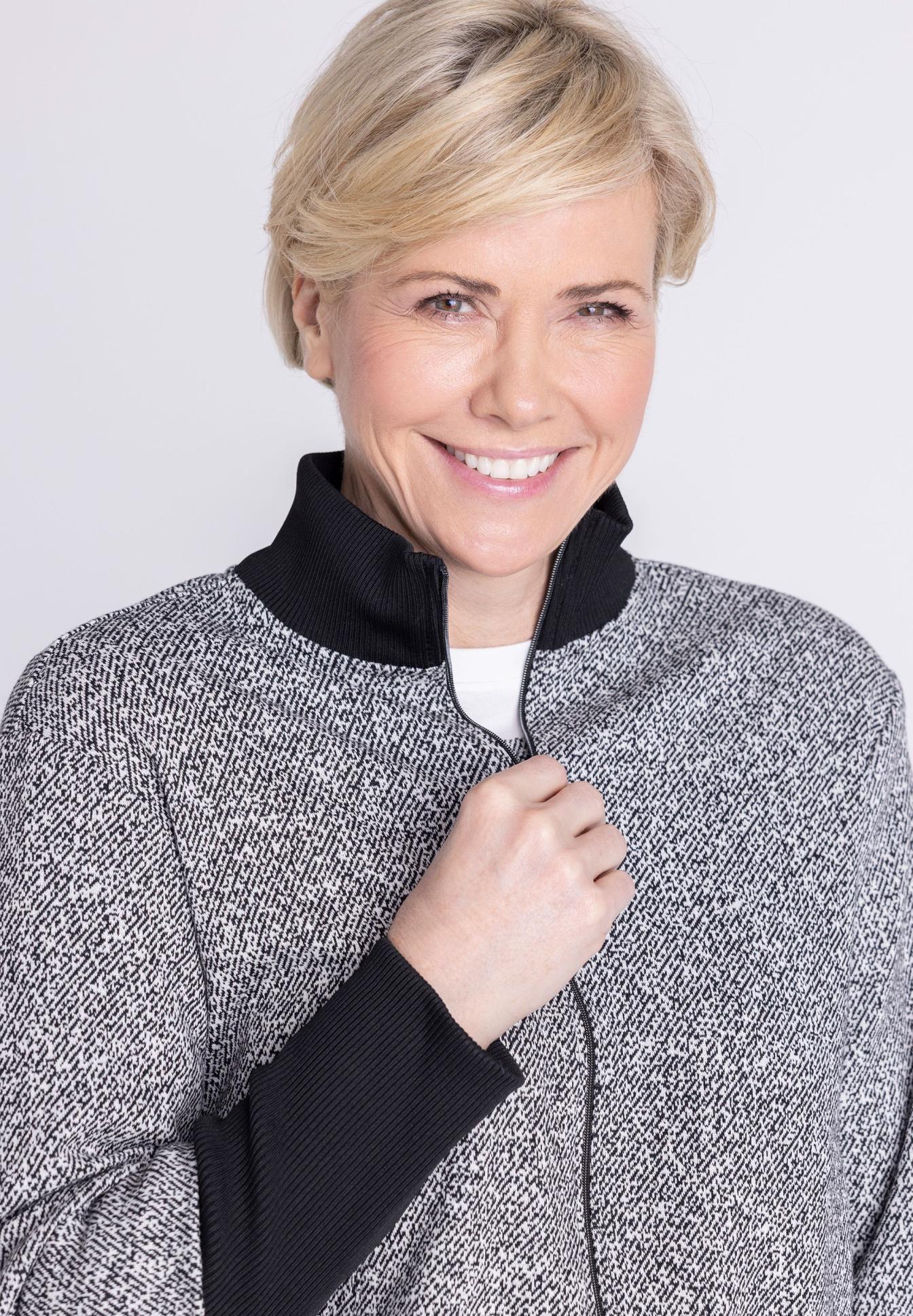 jacquard, grau, reissverschluss, hautfarbe, fleece-outerwear, jacke, grau, knopfzipper, reverskragen, strickmantel