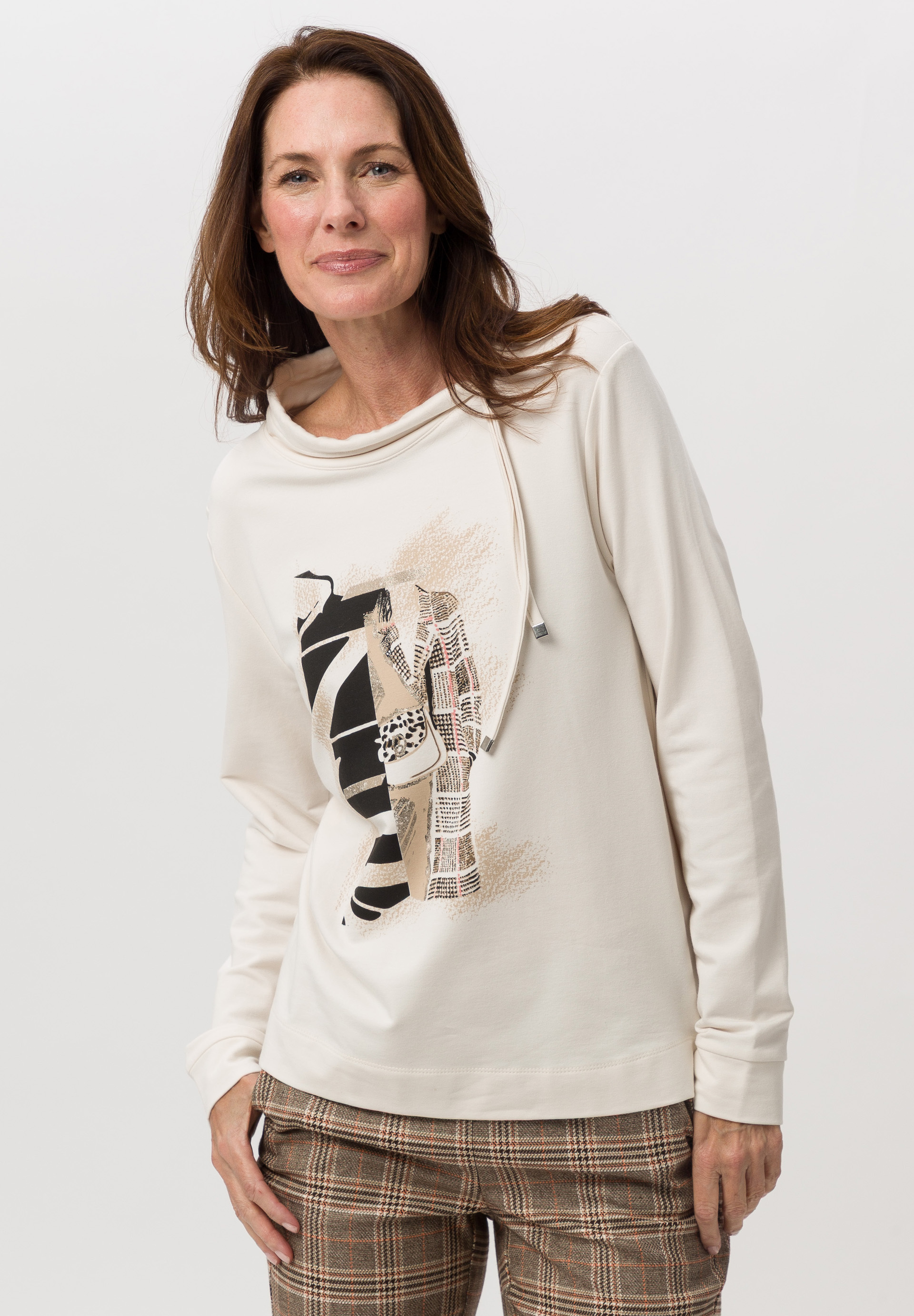 Sweatshirt mit Placement-Print - Produktbild 1