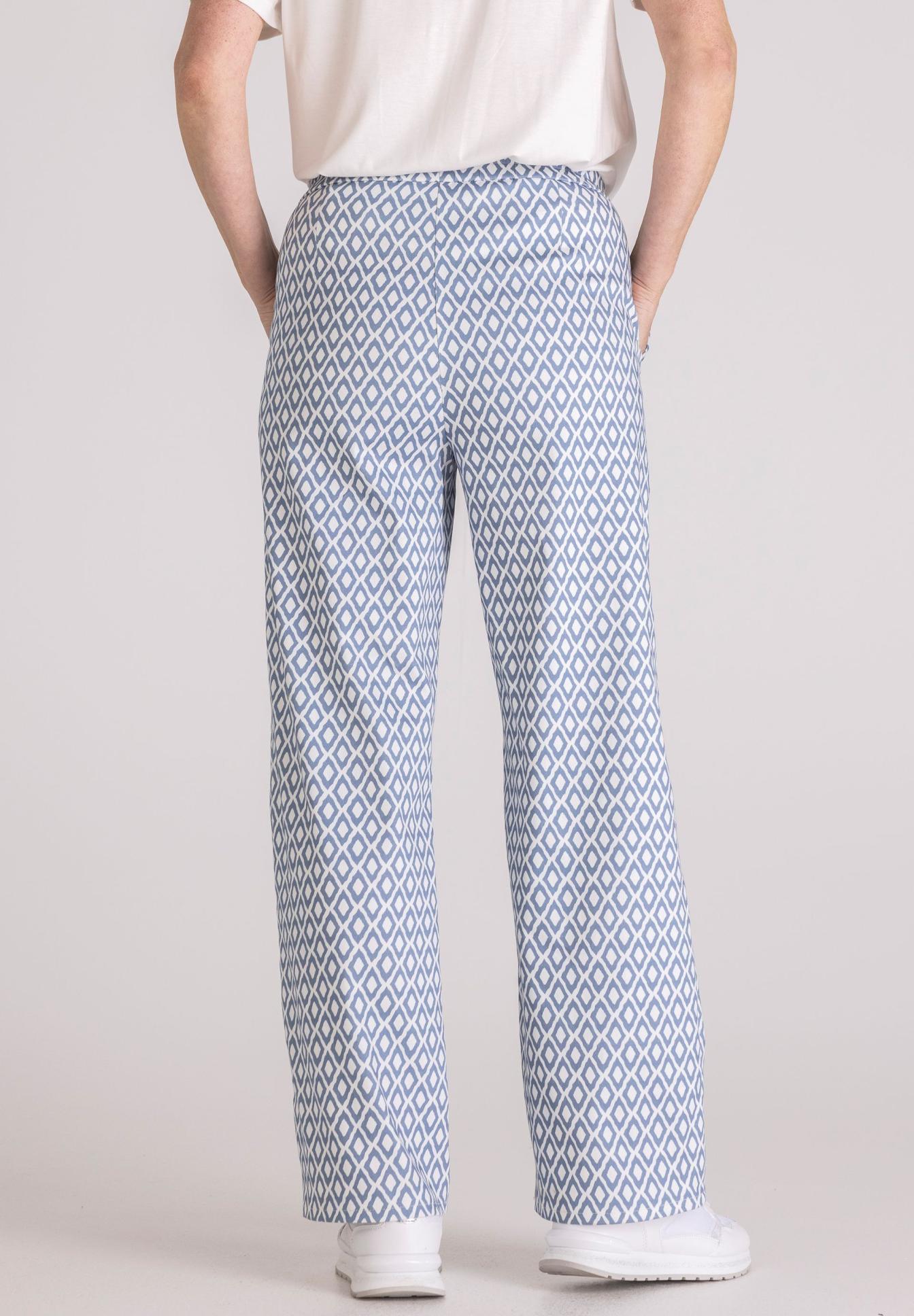 Hose, Palazzo, Mustermuster, Druck, Bequem