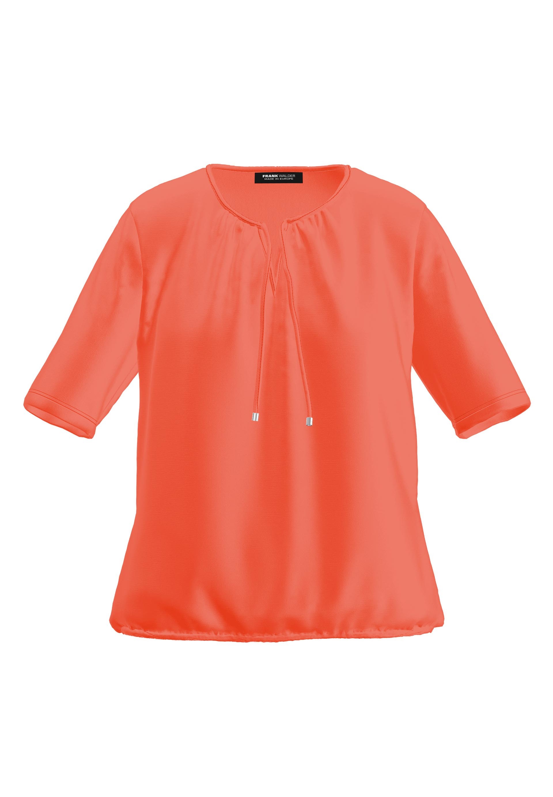 Blusenshirt mit femininer Kräuselung und Bindeband - Produktbild 1