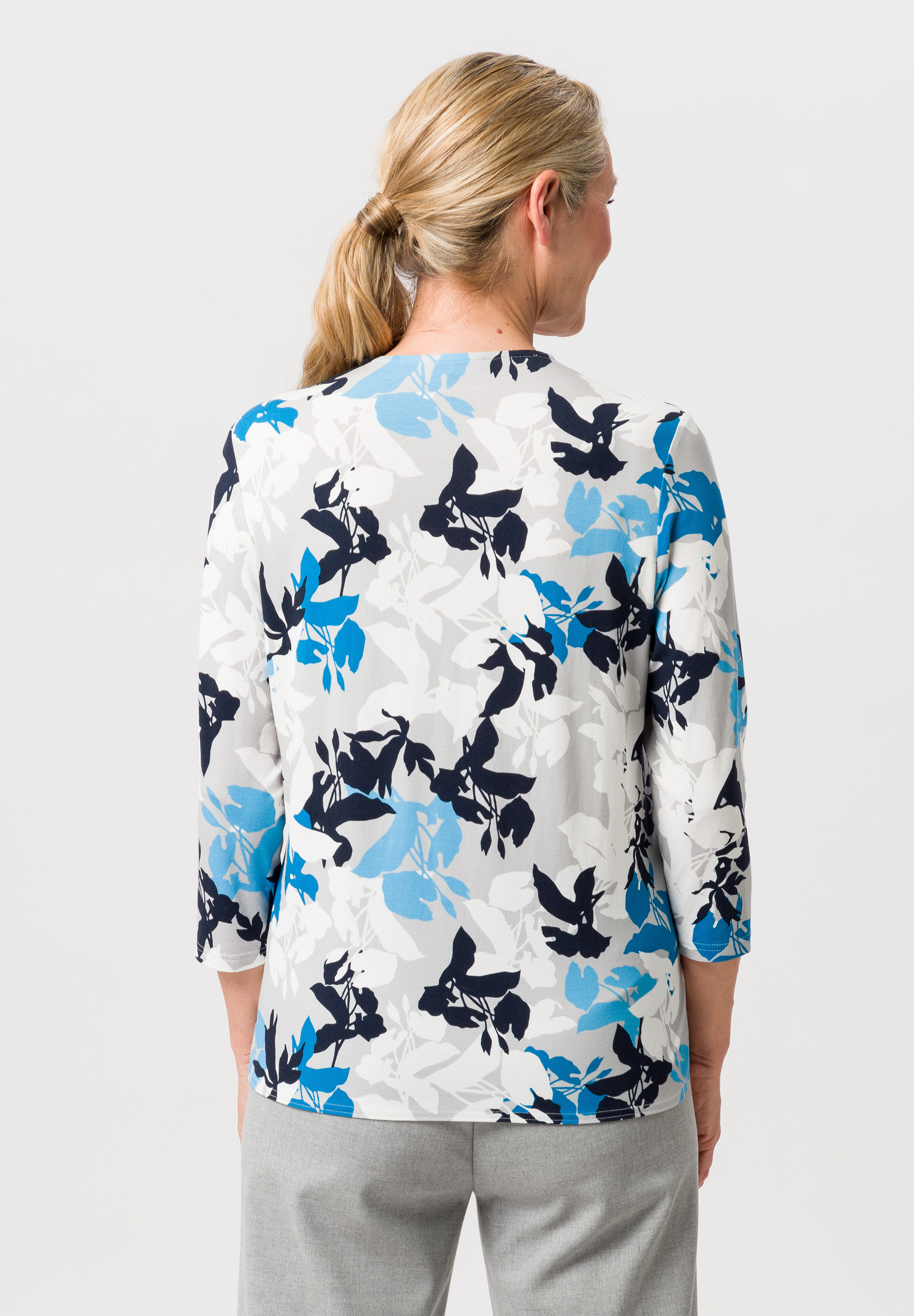 Blusenshirt mit tollem Blütendruck - Bild 2 Blusenshirt mit tollem Blütendruck - Bild 2