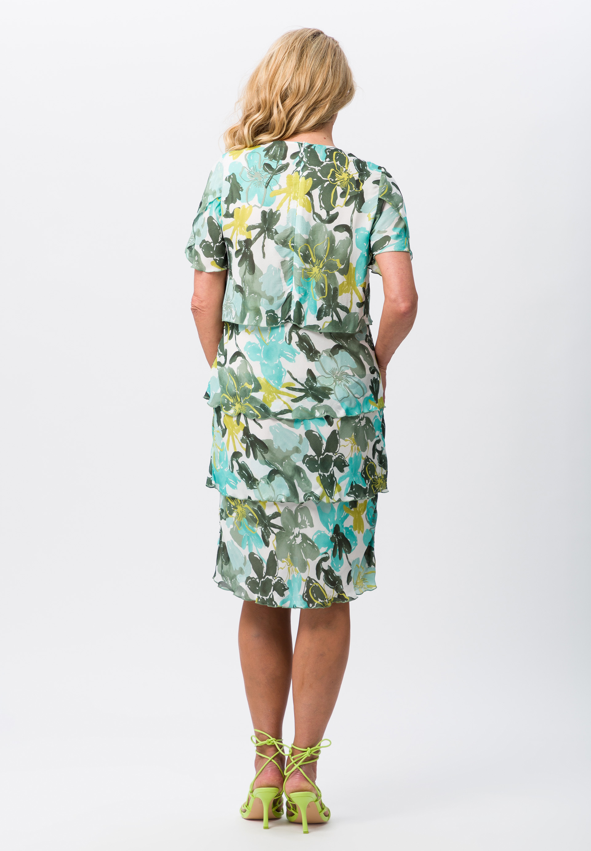 Stufenkleid kniebedeckend - Bild 2