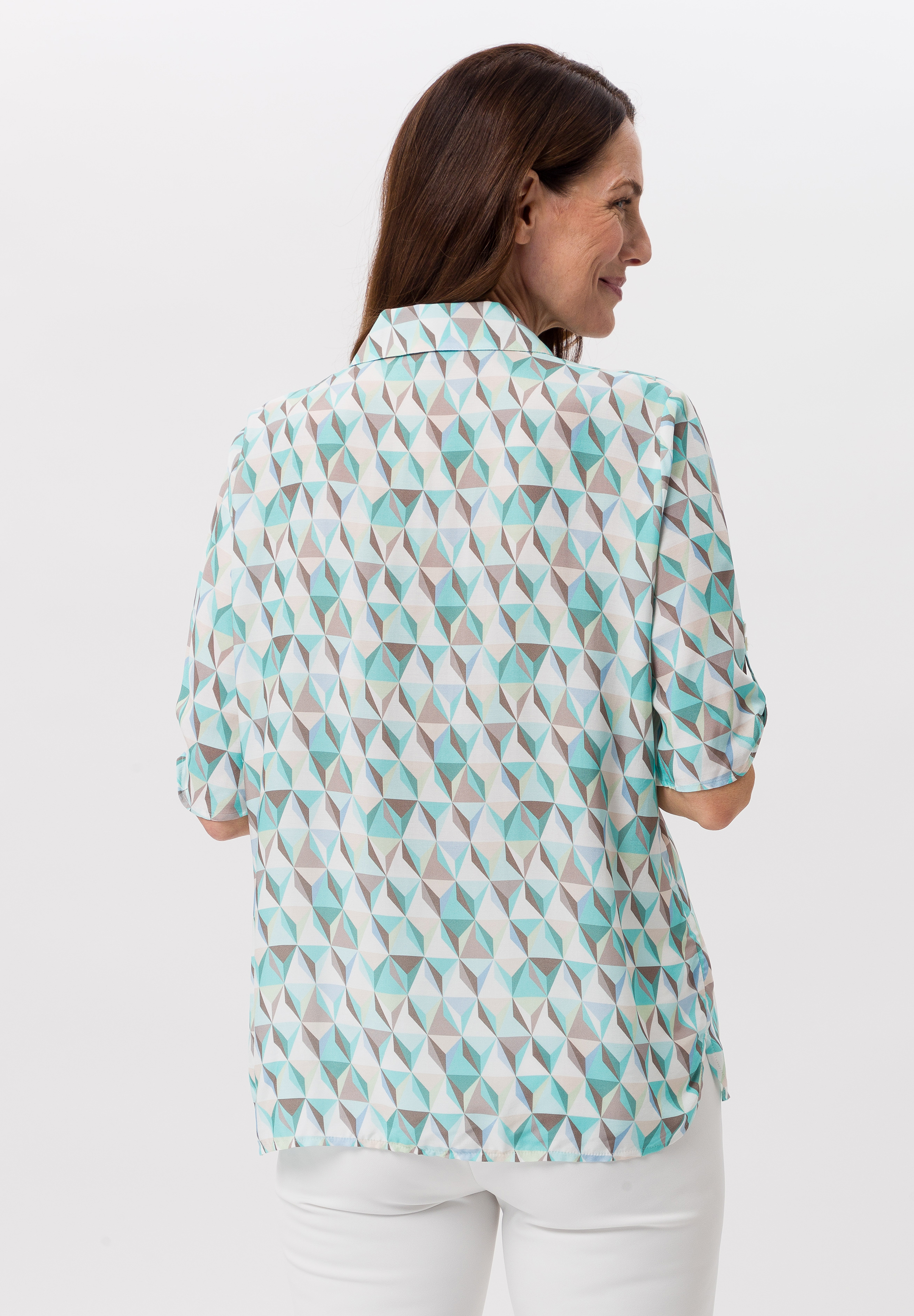 Hemdbluse im Graphikprint - Bild 2
