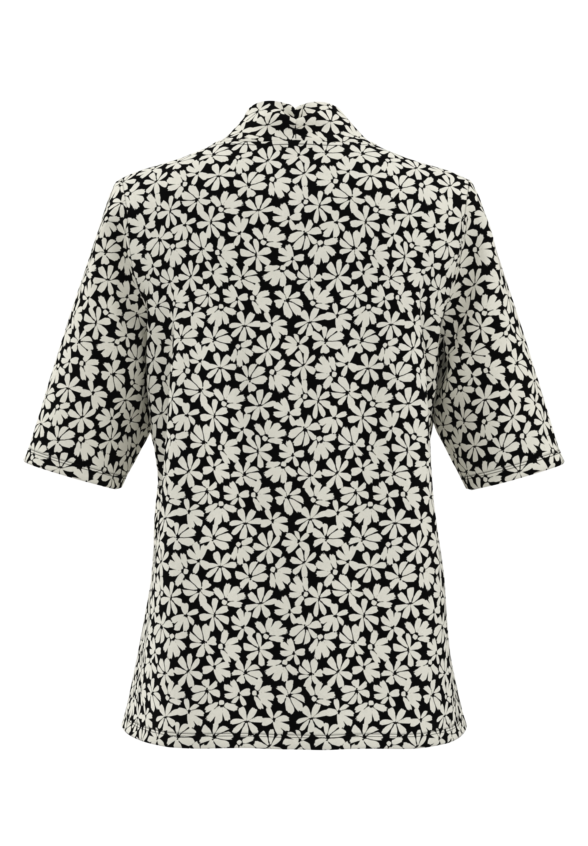Shirt mit floralem Minimal-Print - Bild 2 Bluse, T-shirt, Hemd, Ärmel, Muster, Bluse, T-shirt, Hemd, Ärmel, Muster, Bluse, T-shirt, Hemd, Ärmel, Muster