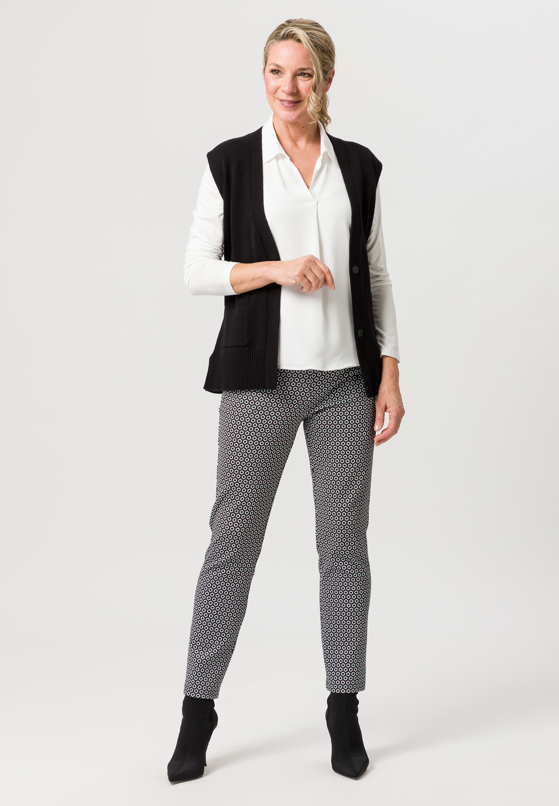 Blusenshirt mit lockerer Falte Blusenshirt mit lockerer Falte - Produktbild 2