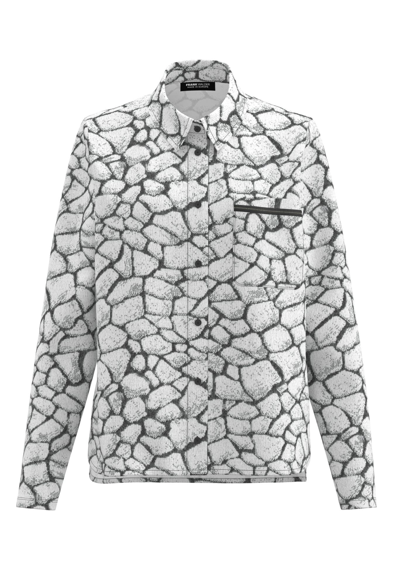 Blouse met verklaring afdrukken - Produktbild 1