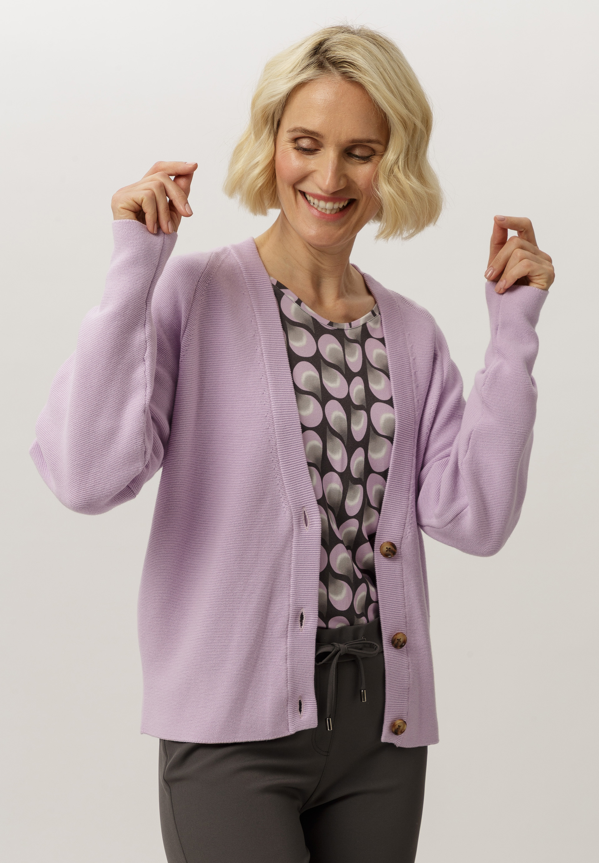 Cardigan In a soft fine knit - Product Image 1