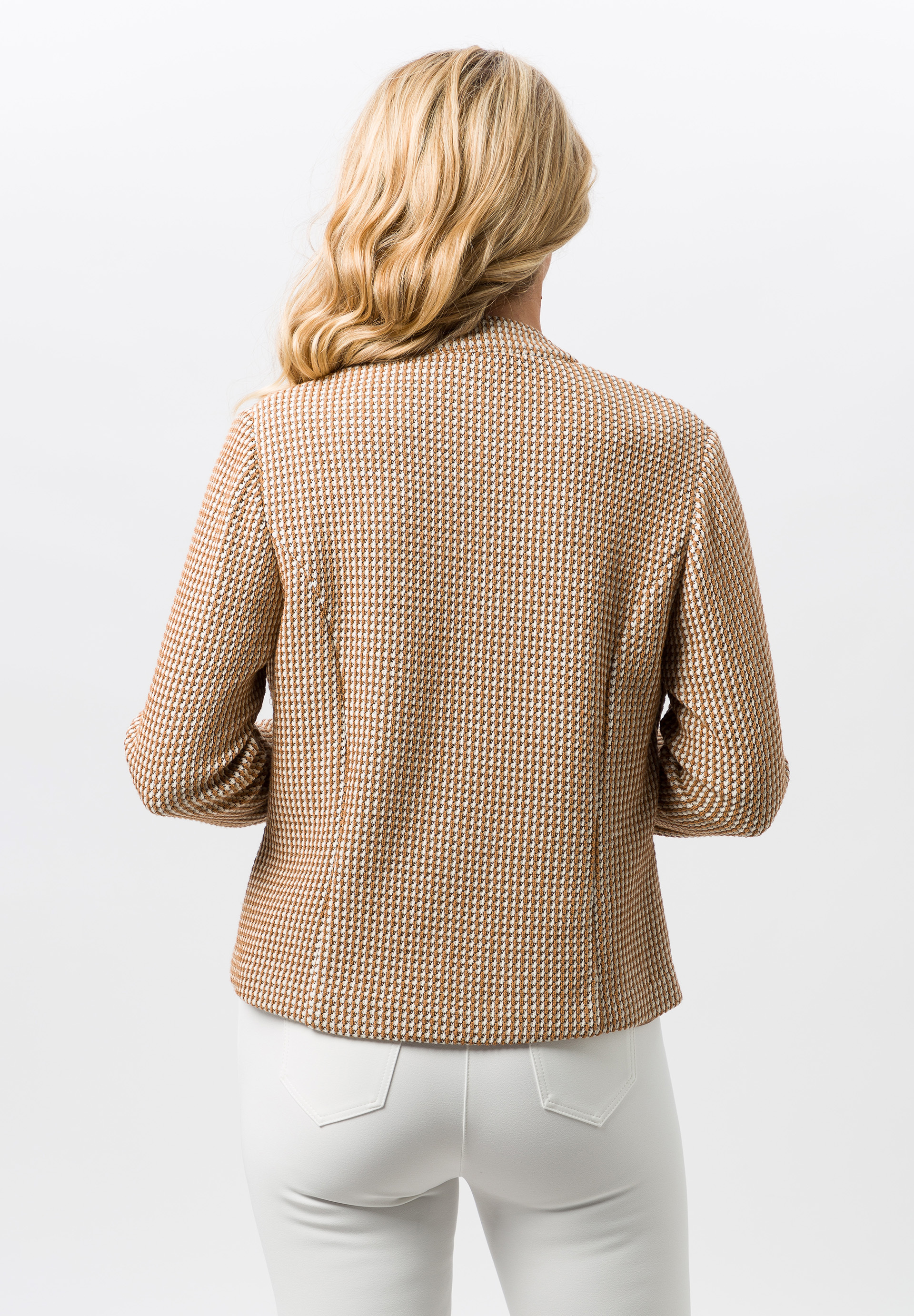 Strickjacke mit modernem Muster - Bild 2