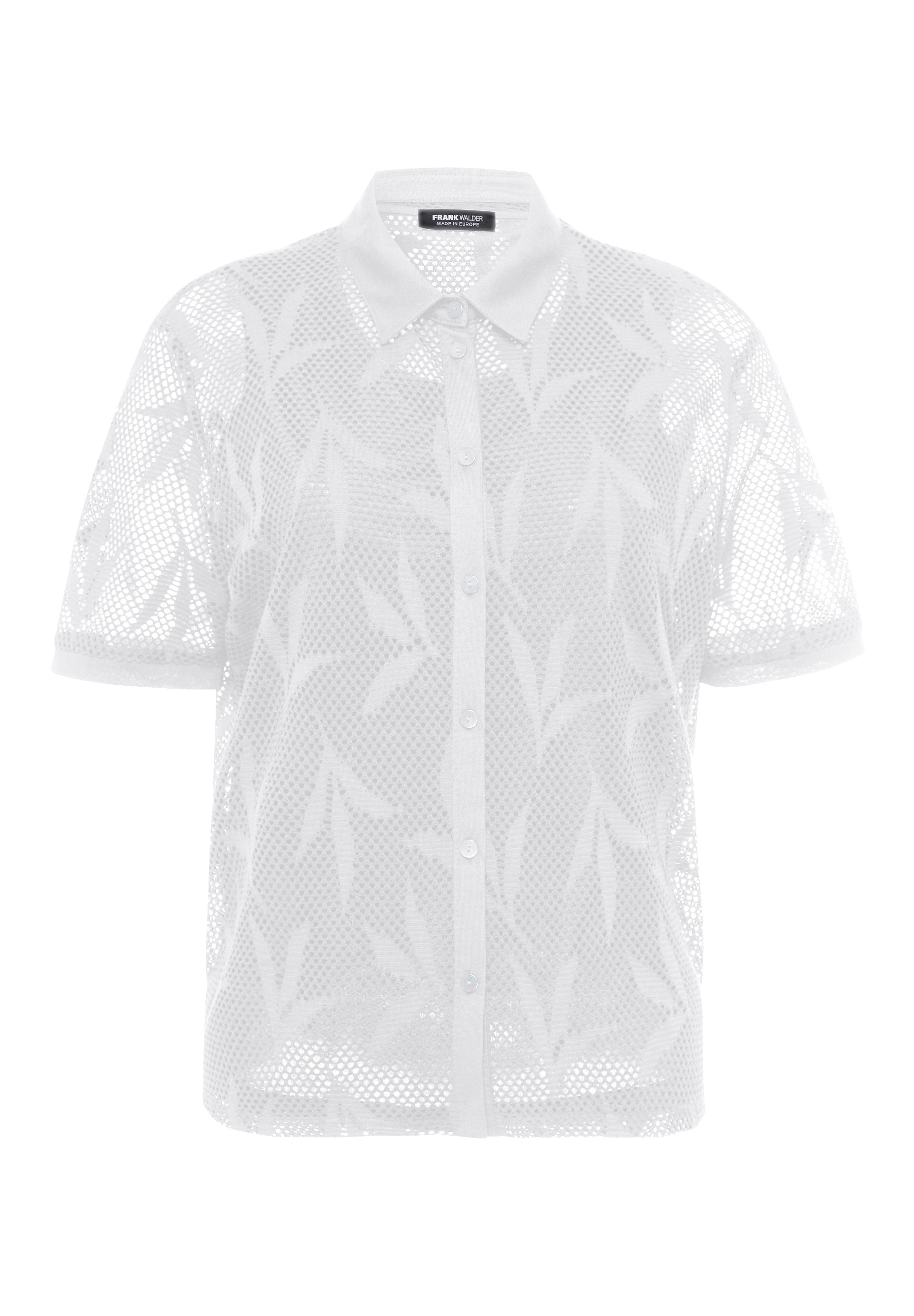 Bluse mit elastischer Lochspitze - Produktbild 1