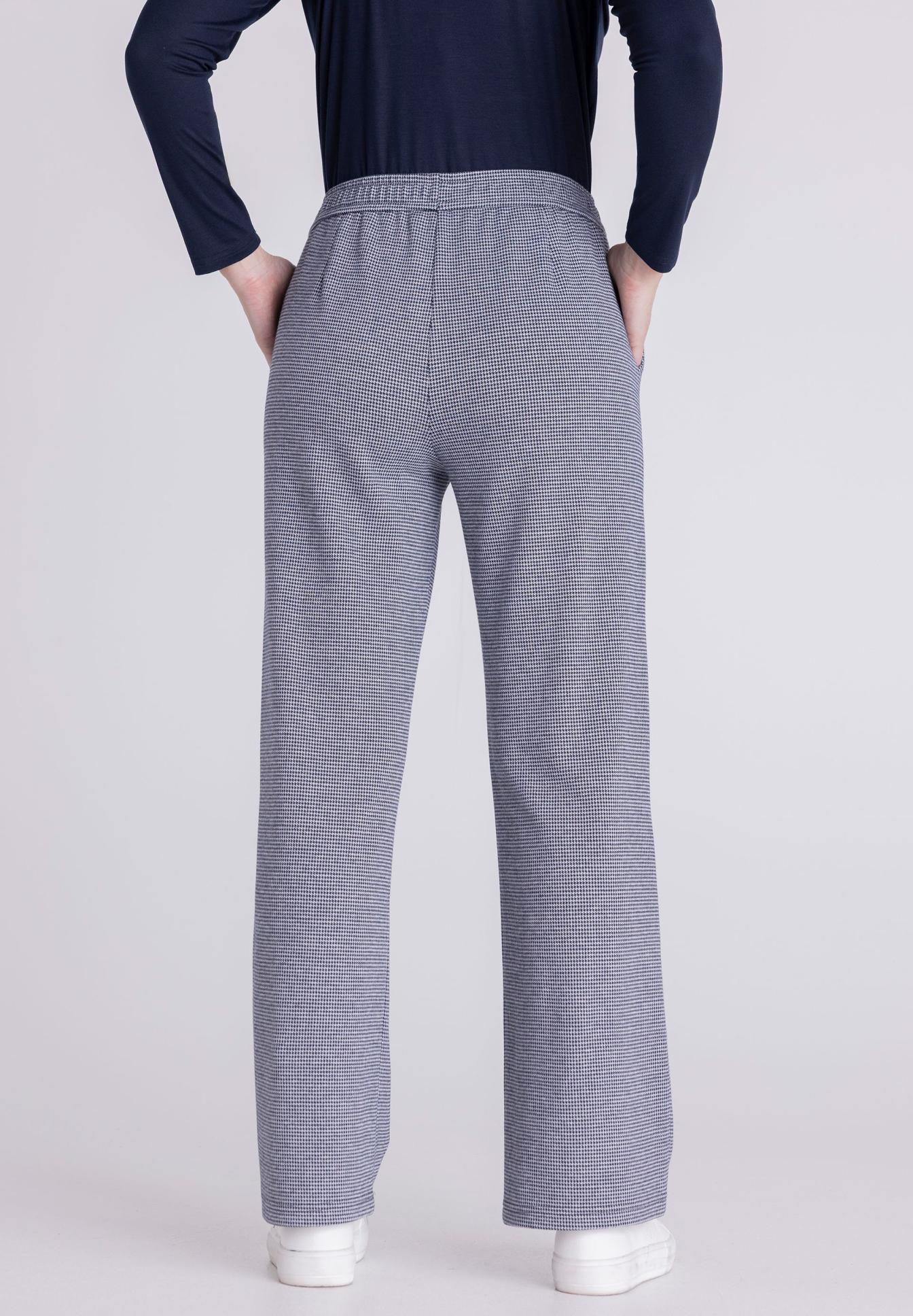 Hose, Gingham, Weite, Elastischer Bund, Hohe Taille, hose, herringbone, lange, grau, hochbund, hosen, palazzo, weit, kariertes muster, hoher bund, Hose, Palazzo, Hahnentritt, Gingham, Streckenweite