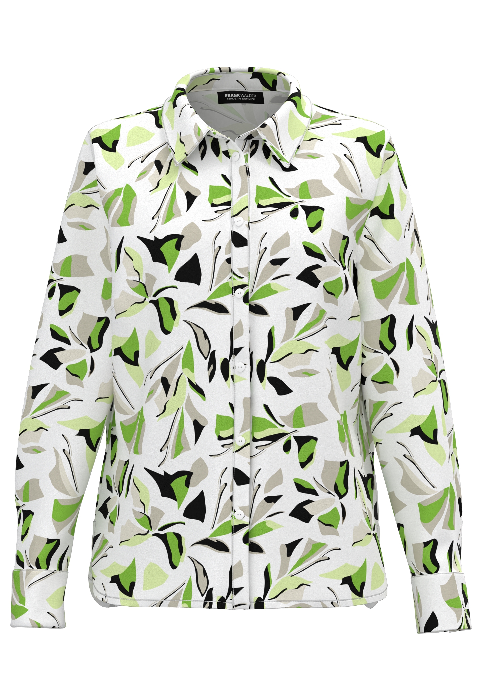 Langarmbluse mit ausdrucksstarkem Print - Bild 1 Langarmbluse mit ausdrucksstarkem Print - Bild 1