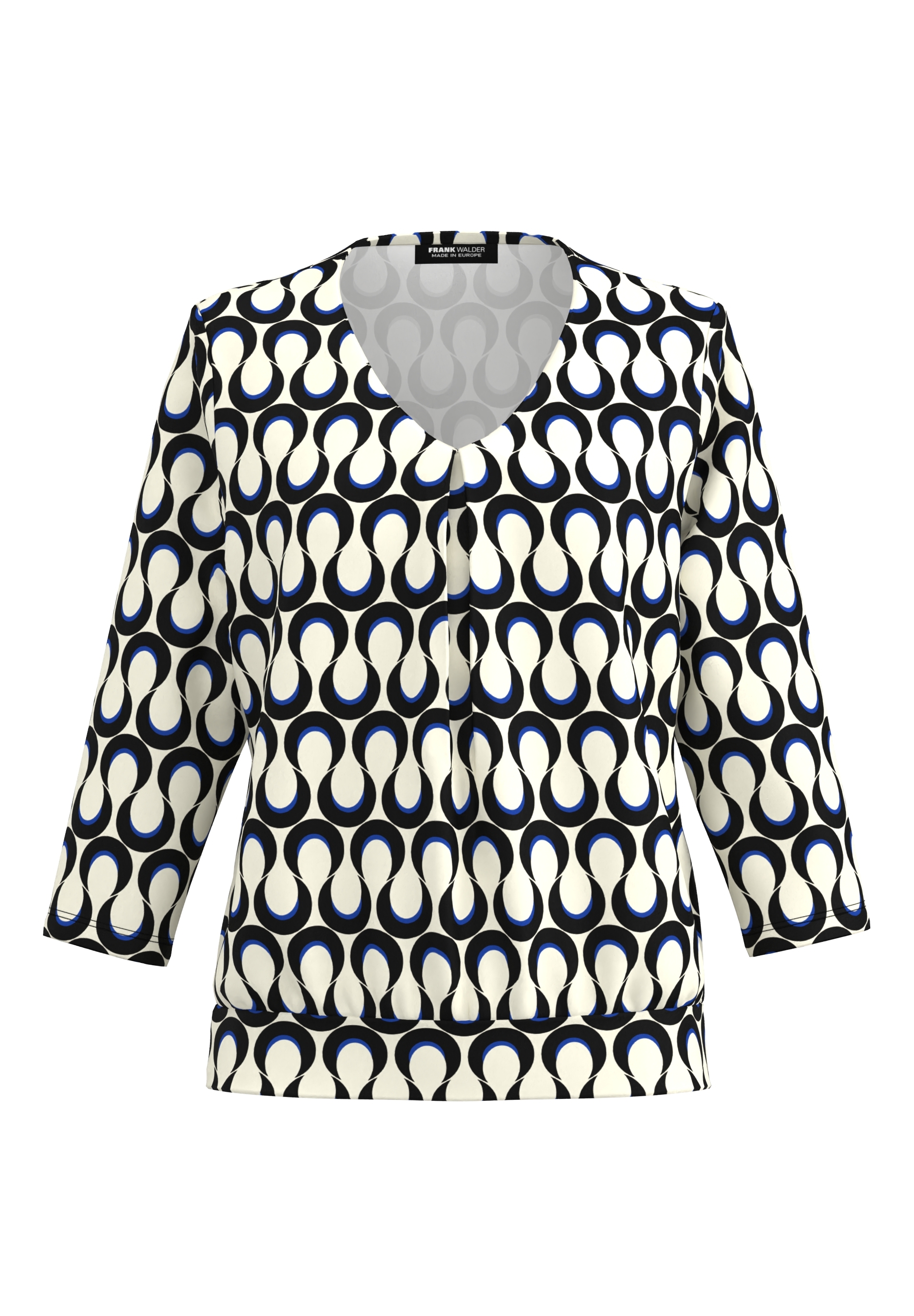 Blusenshirt mit Faltendetail im Vorderteil Blusenshirt mit Faltendetail im Vorderteil - Produktbild 1