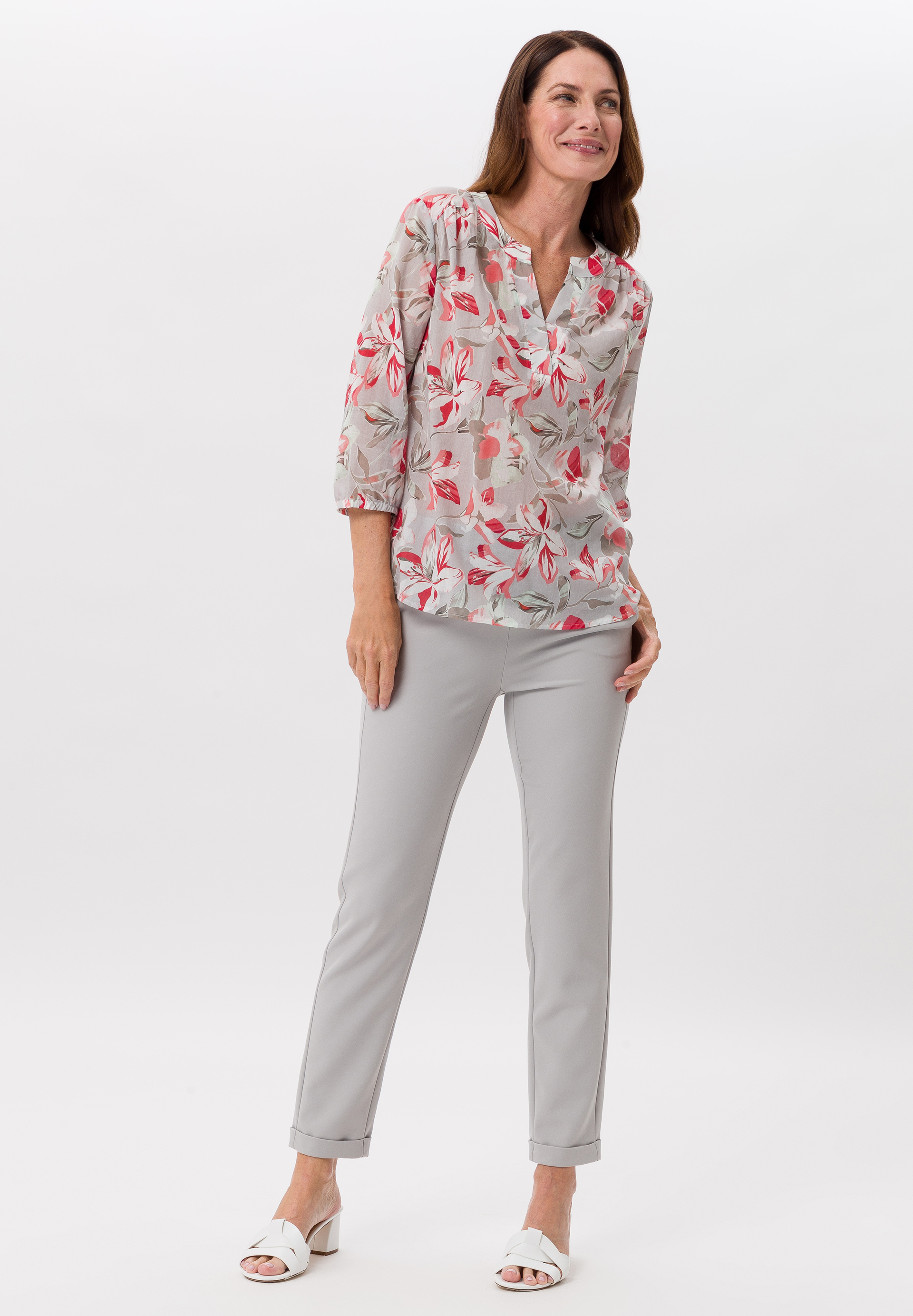 Bluse im floralen Alloverprint - Produktbild 2