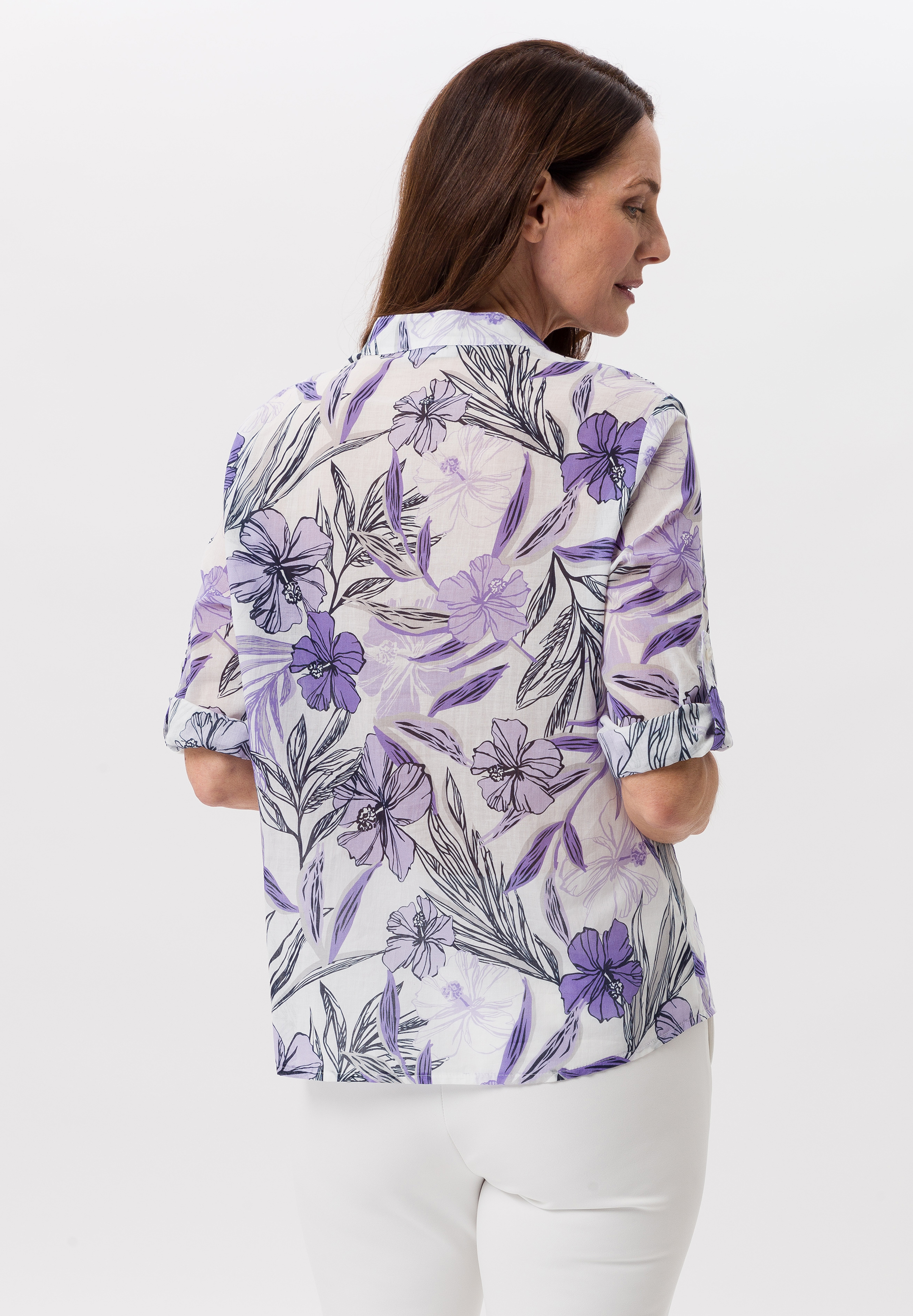 Bluse mit zartem Blütenprint - Bild 2
