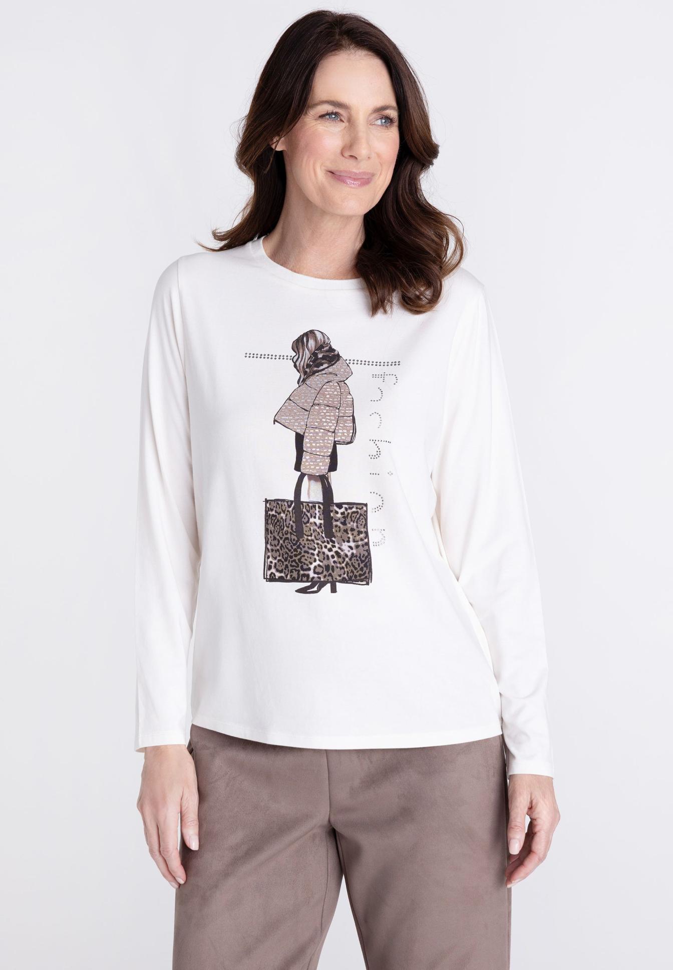 Shirt mit platziertem Frontdruck - Produktbild 1