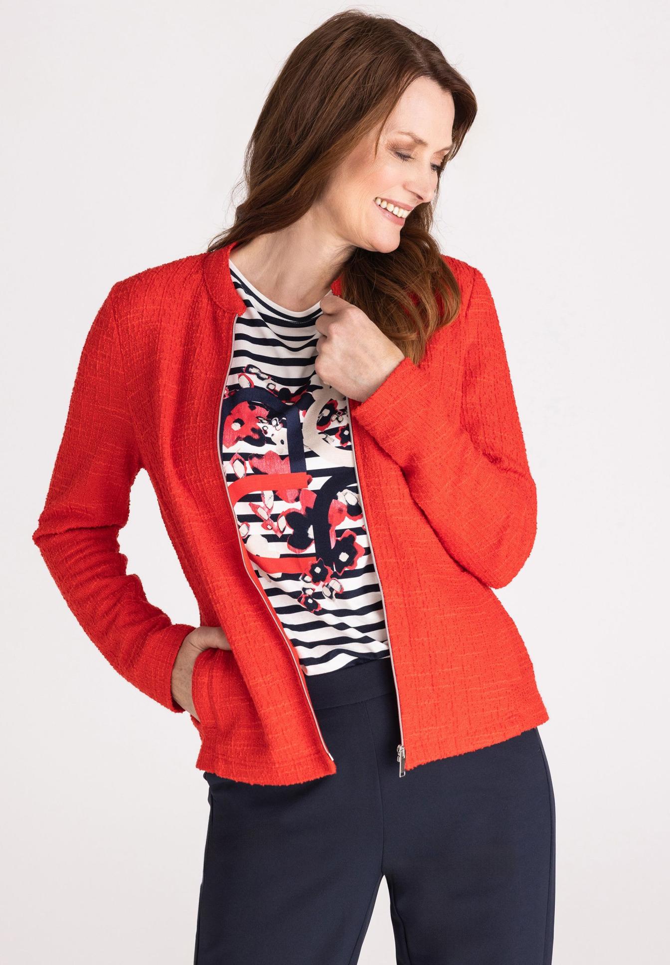 Blazerjacke mit markantem Zipper - Produktbild 1