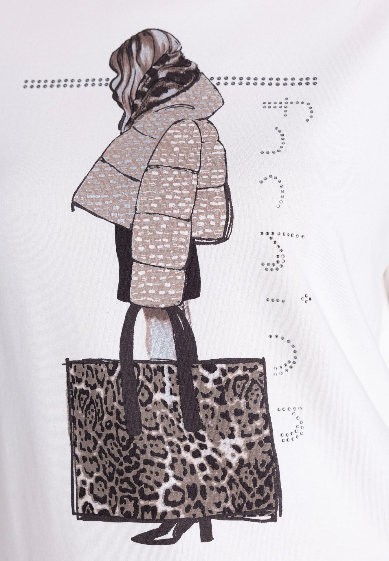 Pufferjacke, Leopardtasche, Hoodie, Urban Style, Mantel