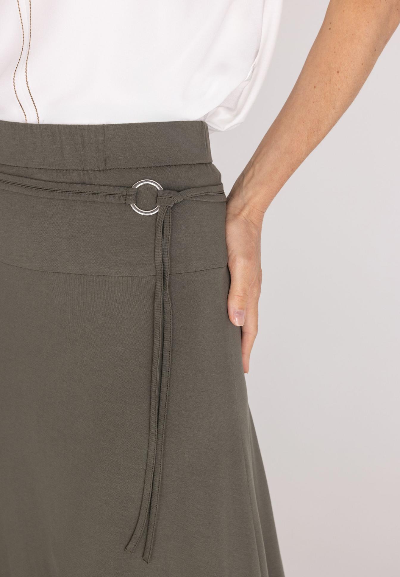 rock, tailliert, gürtel, ring-DDetail, khaki, Hose, Knie, Taillengürtel, Ringe, Gürtelband, rock, Taillenband, Gürtelring, Taillengürtel, Wrapskirt, Taillengürtel, Gürtelring, Knotendetail, Röckeinsatz, Olivgrün