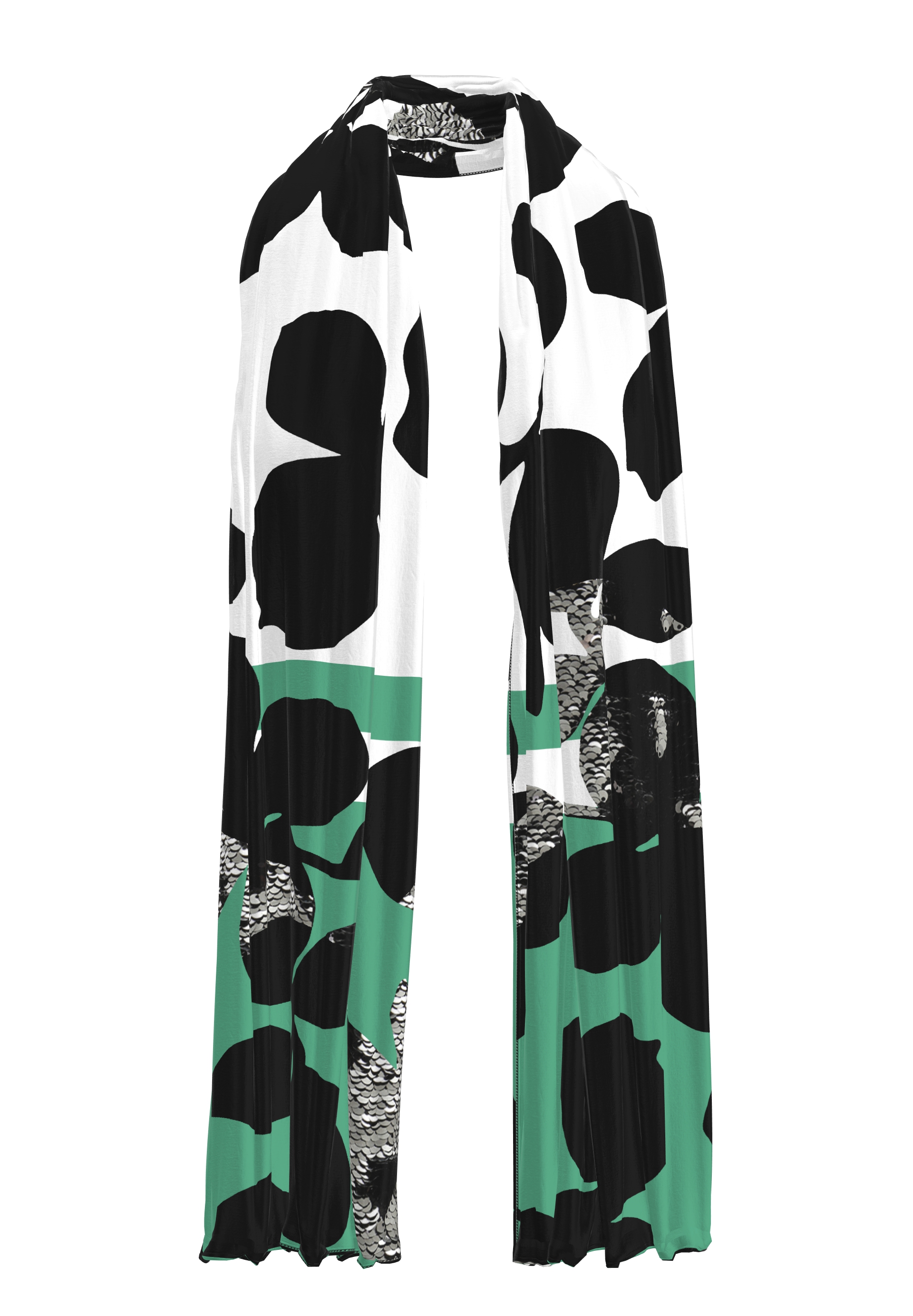 Tuch mit modernem Print Tuch mit modernem Print - Produktbild 2