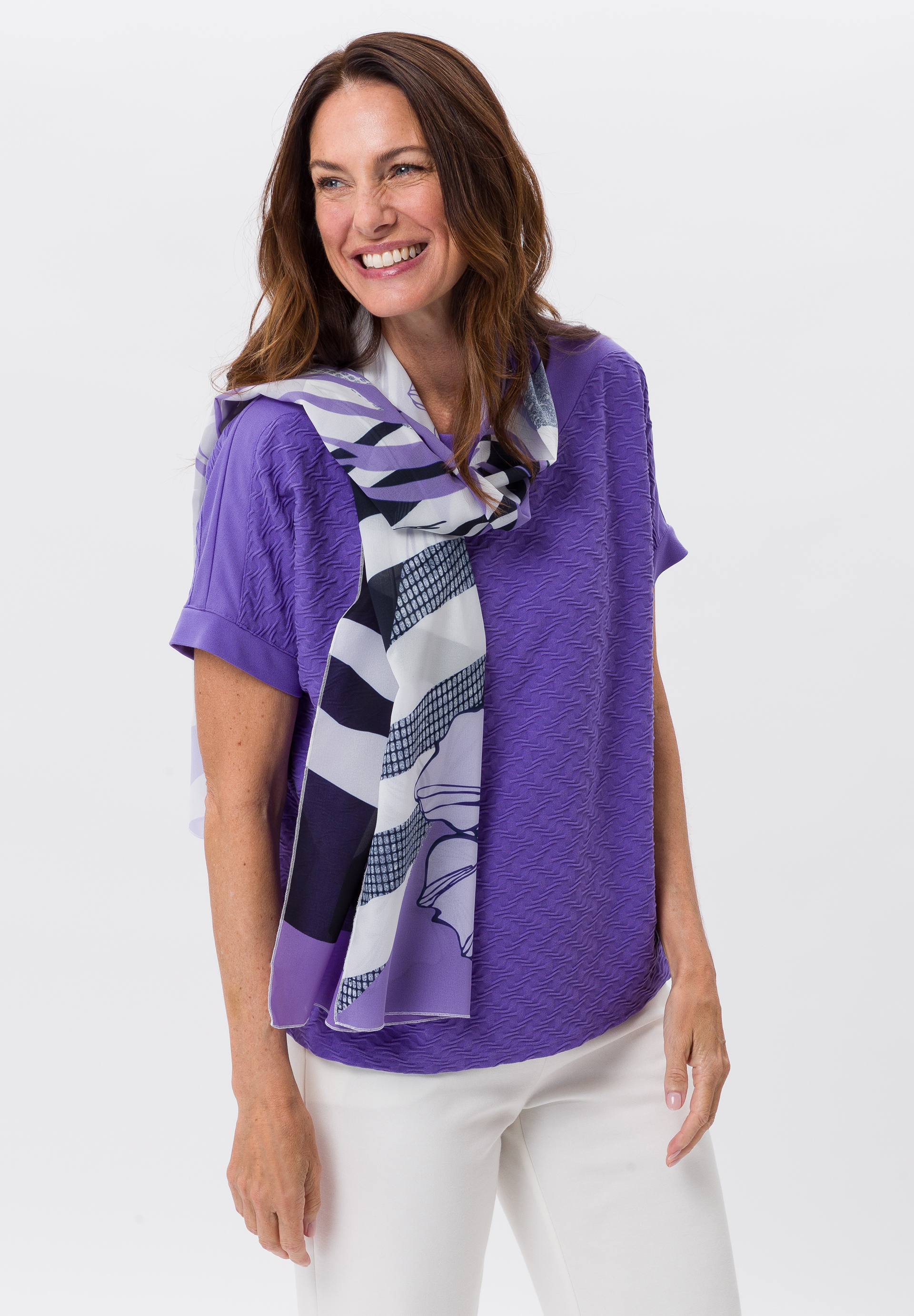 Tuch mit sommerlichem Druck Tuch mit sommerlichem Druck - Produktbild 1