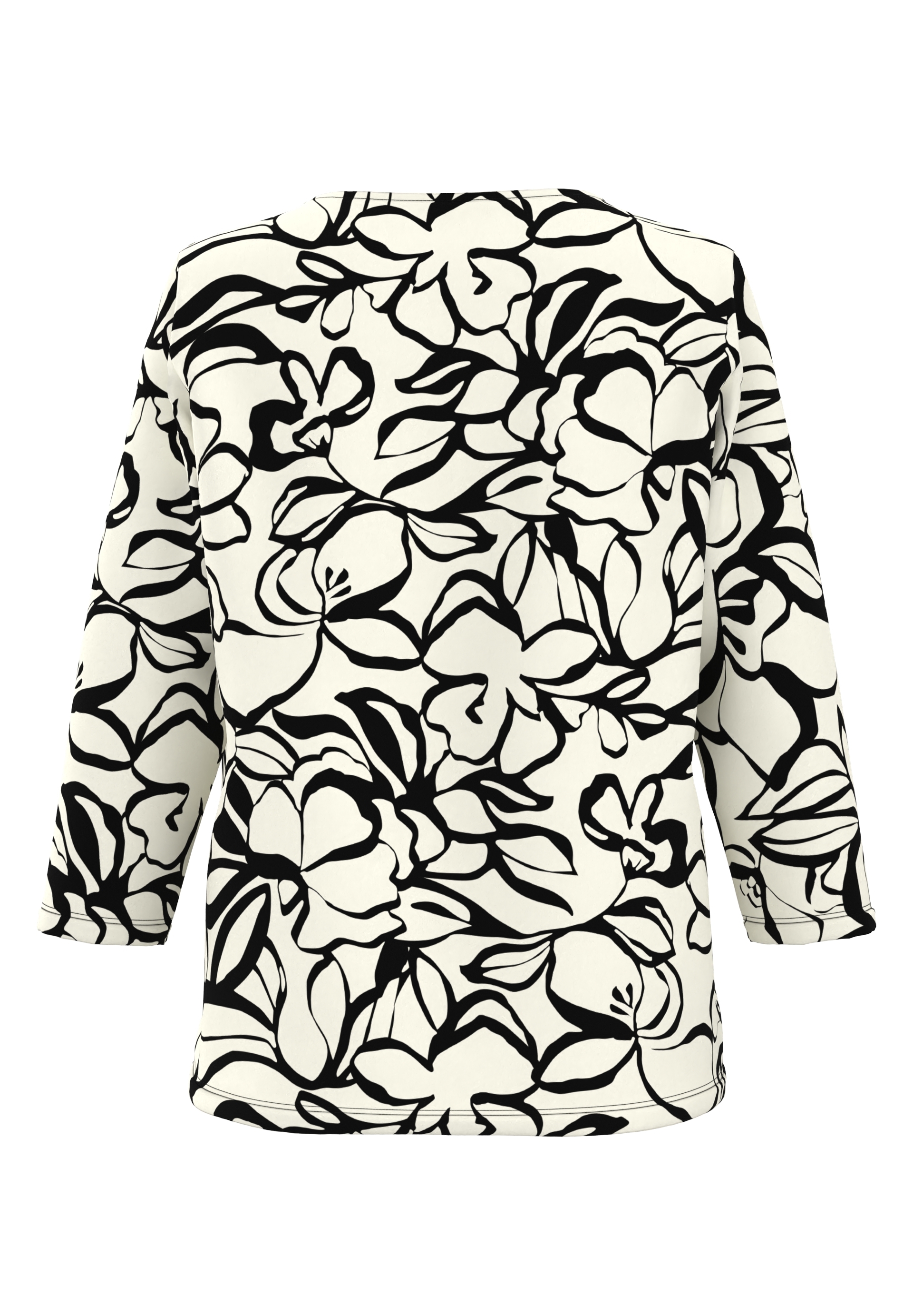 Shirt mit gerundetem V-Ausschnitt Shirt mit gerundetem V-Ausschnitt - Produktbild 2