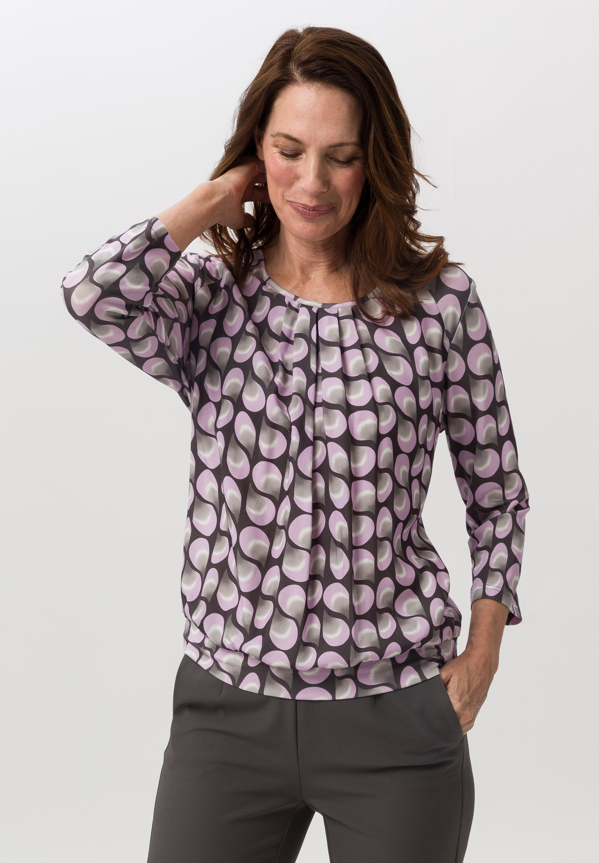 Blouse shirt With distinctive pleats - Product Image 1