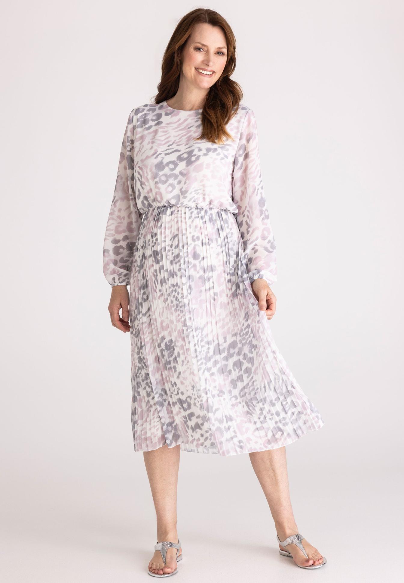 Kleid mit Plisseefalten - Produktbild 1