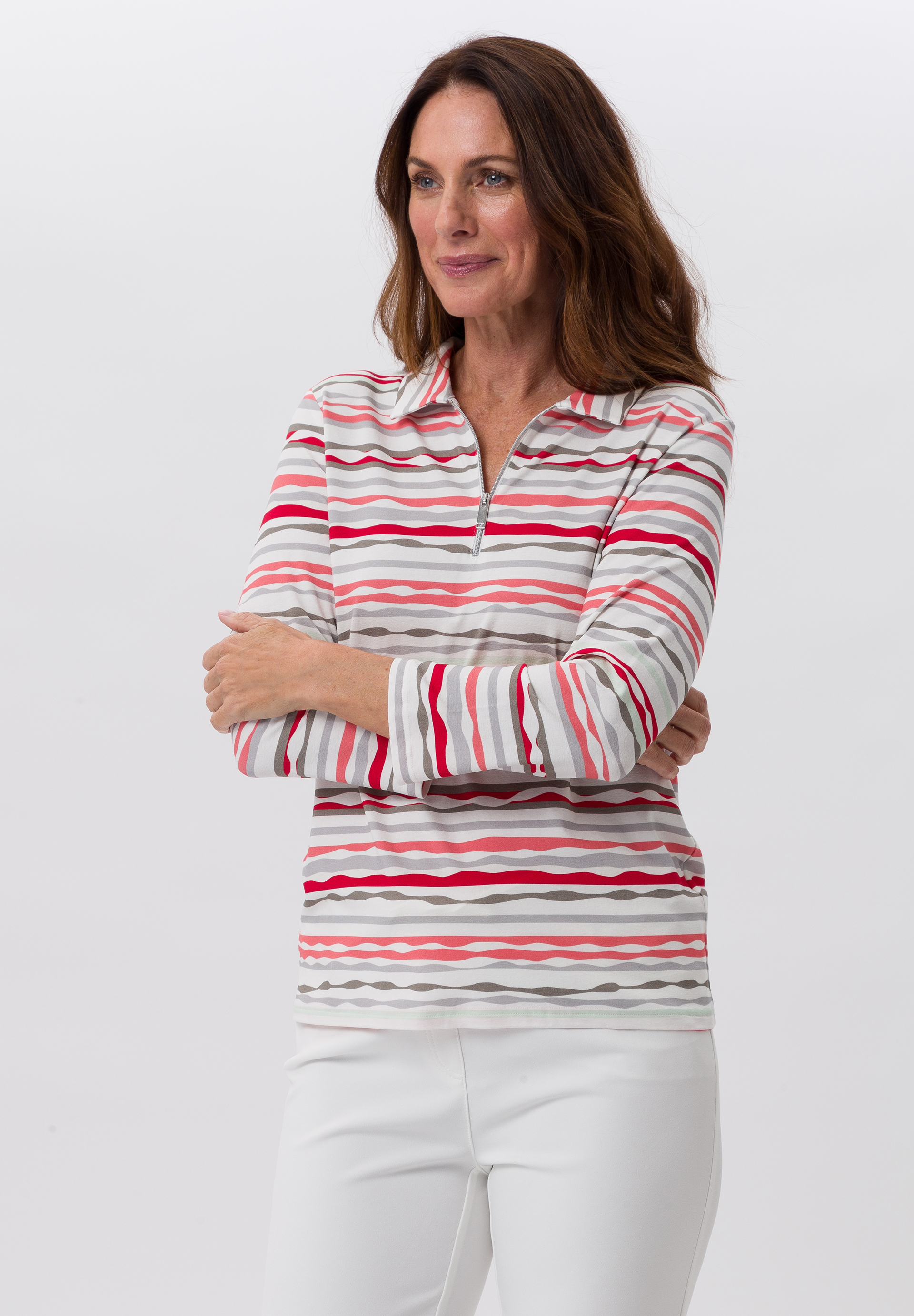 Poloshirt mit Zip - Bild 1 Poloshirt mit Zip - Bild 1