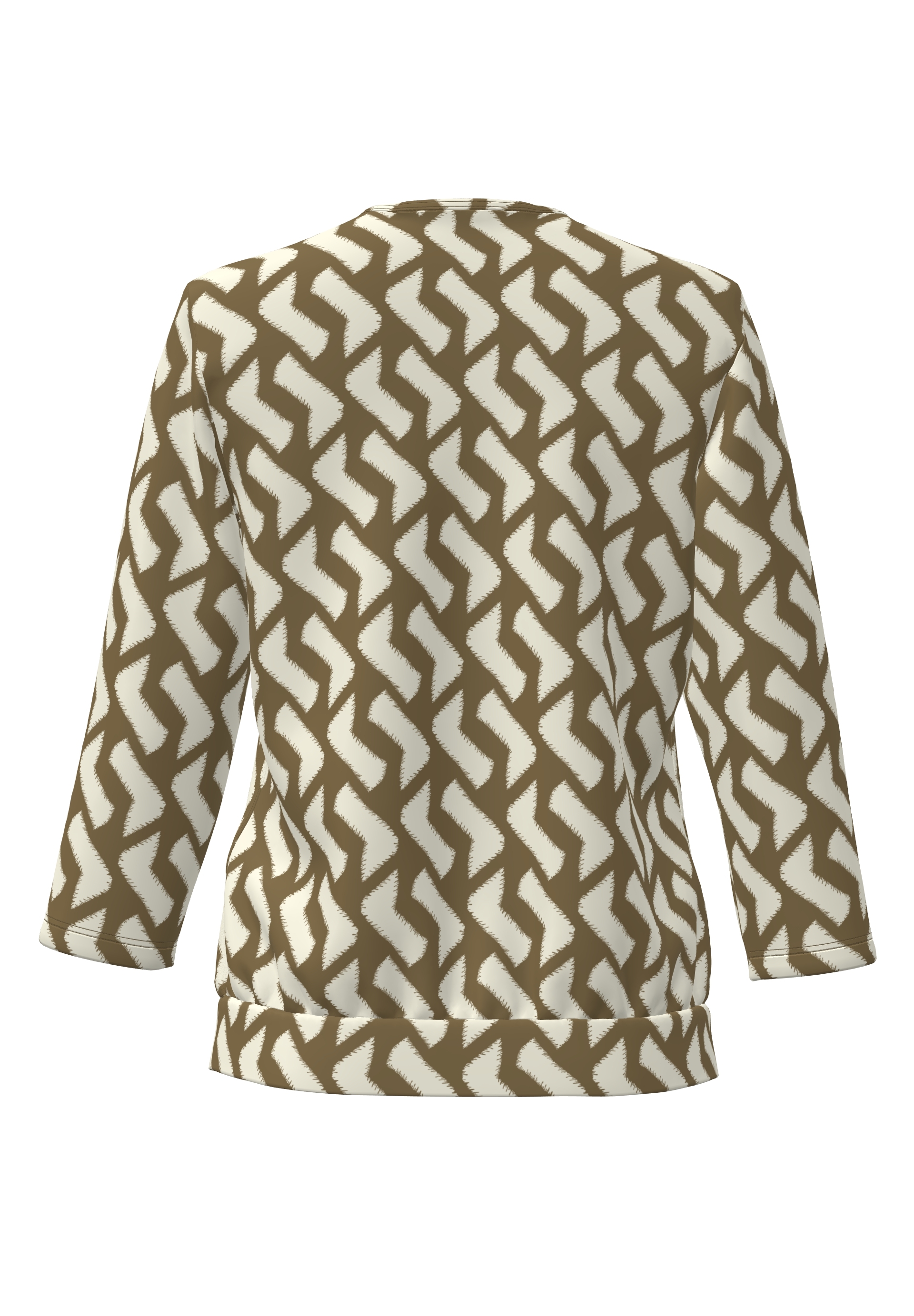 Blusenshirt mit aparter Faltenpartie - Bild 2 Langarm, Hemd, Bluse, Blazer, Zebra, Langarm, Hemd, Bluse, Blazer, Zebra, Langarm, Hemd, Bluse, Blazer, Zebra