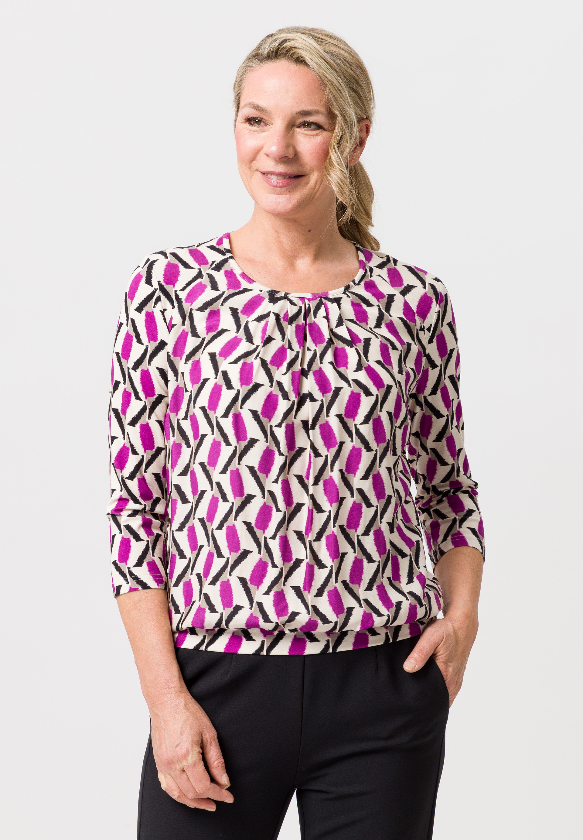 Blouse shirt with a casual fit - Bild 1 Blouse shirt with a casual fit - Bild 1