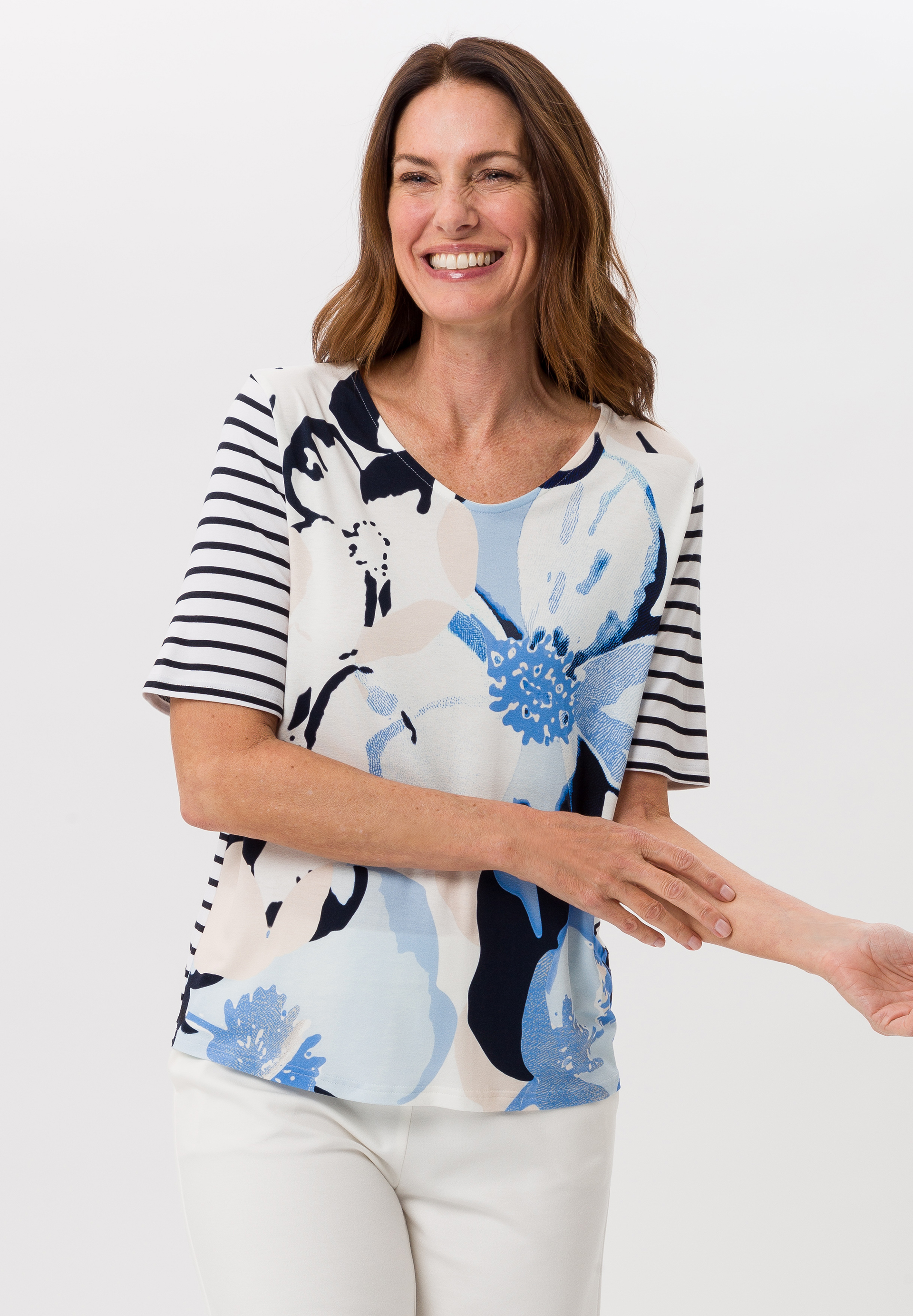 Shirt mit floralem Print - Produktbild 1