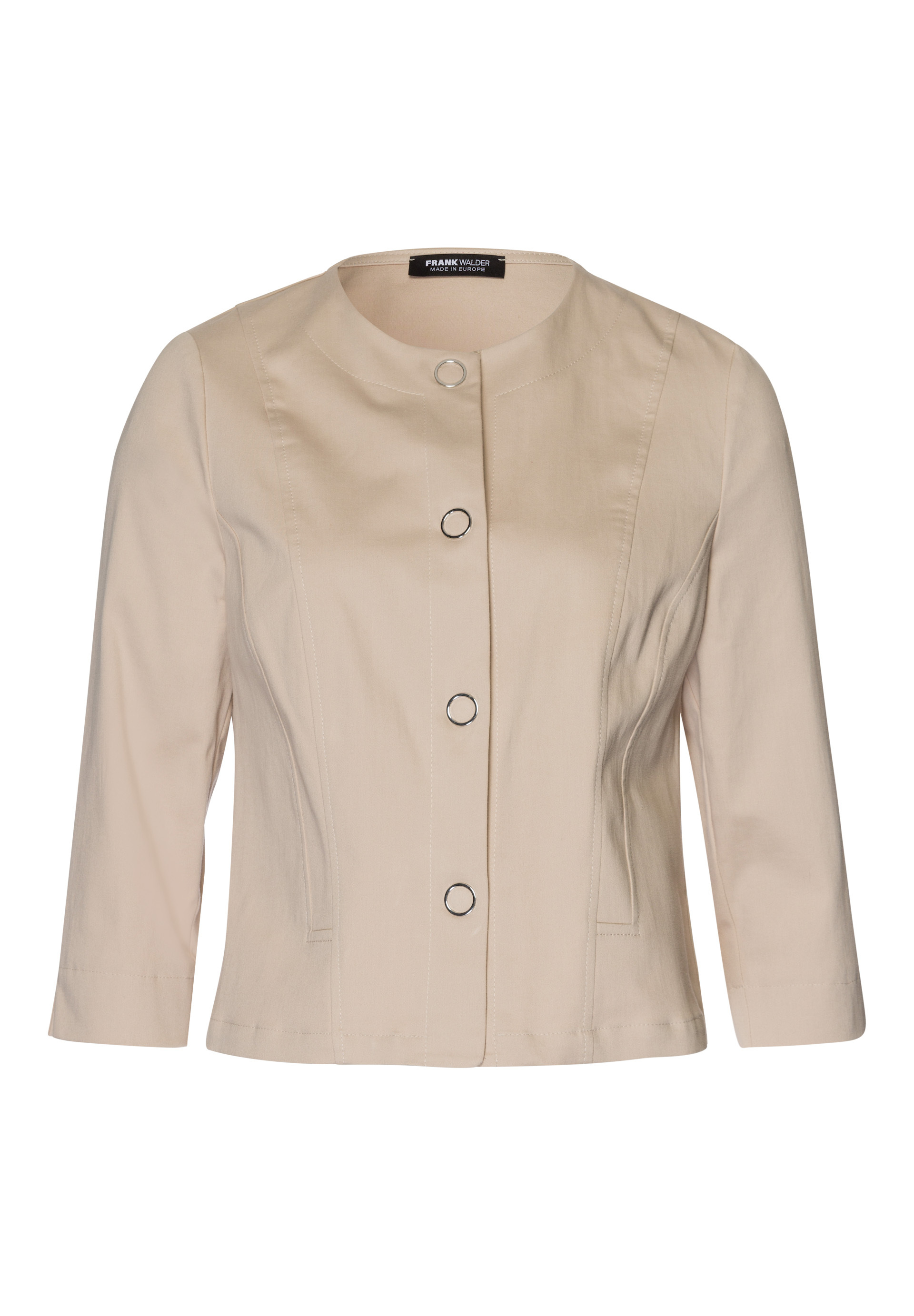 Leichtjacke mit modischen Druckknöpfen Leichtjacke mit modischen Druckknöpfen - Produktbild 1