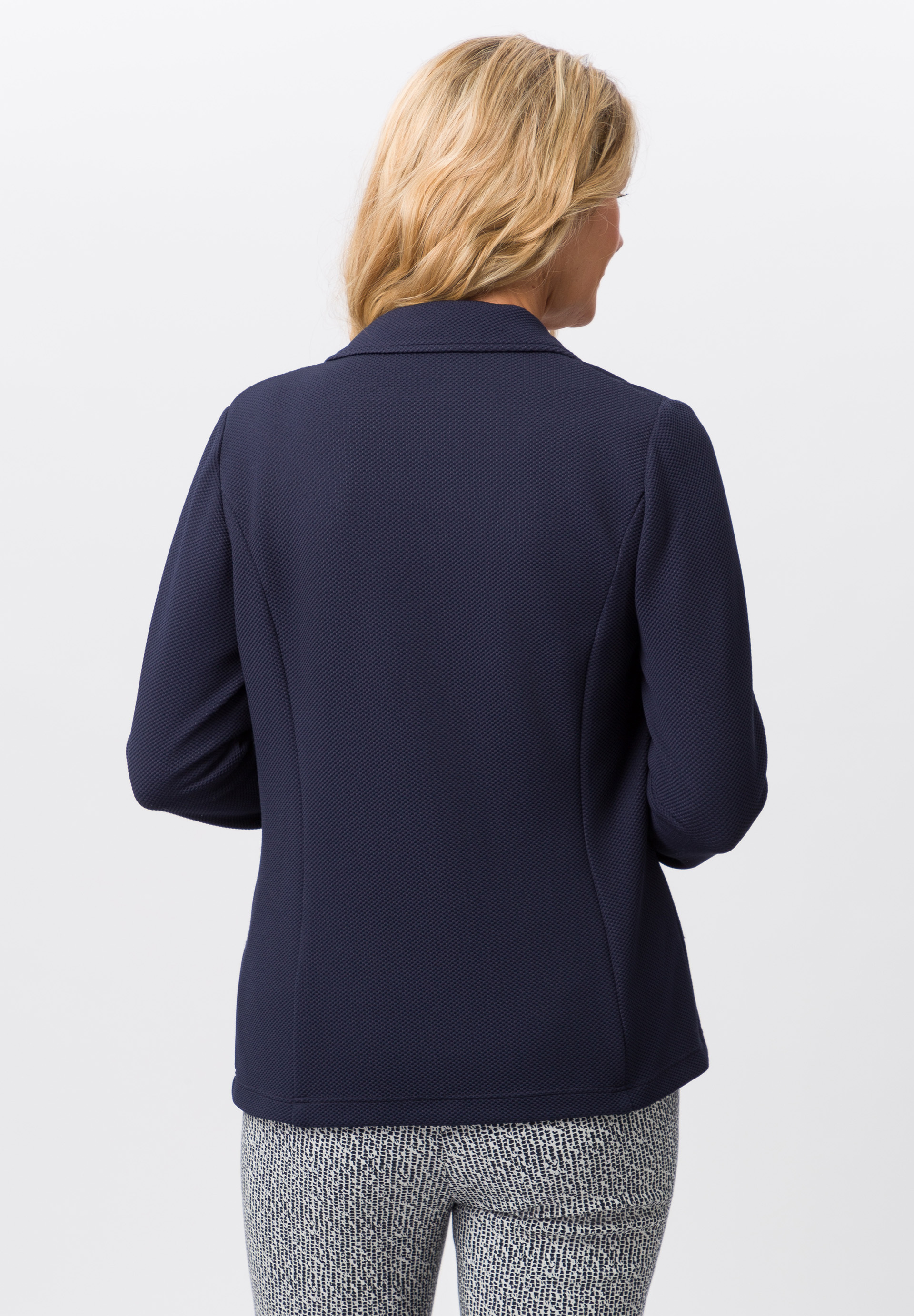 Lapel blazer In easy-care PES textured fabric - Bild 2 Lapel blazer In easy-care PES textured fabric - Bild 2