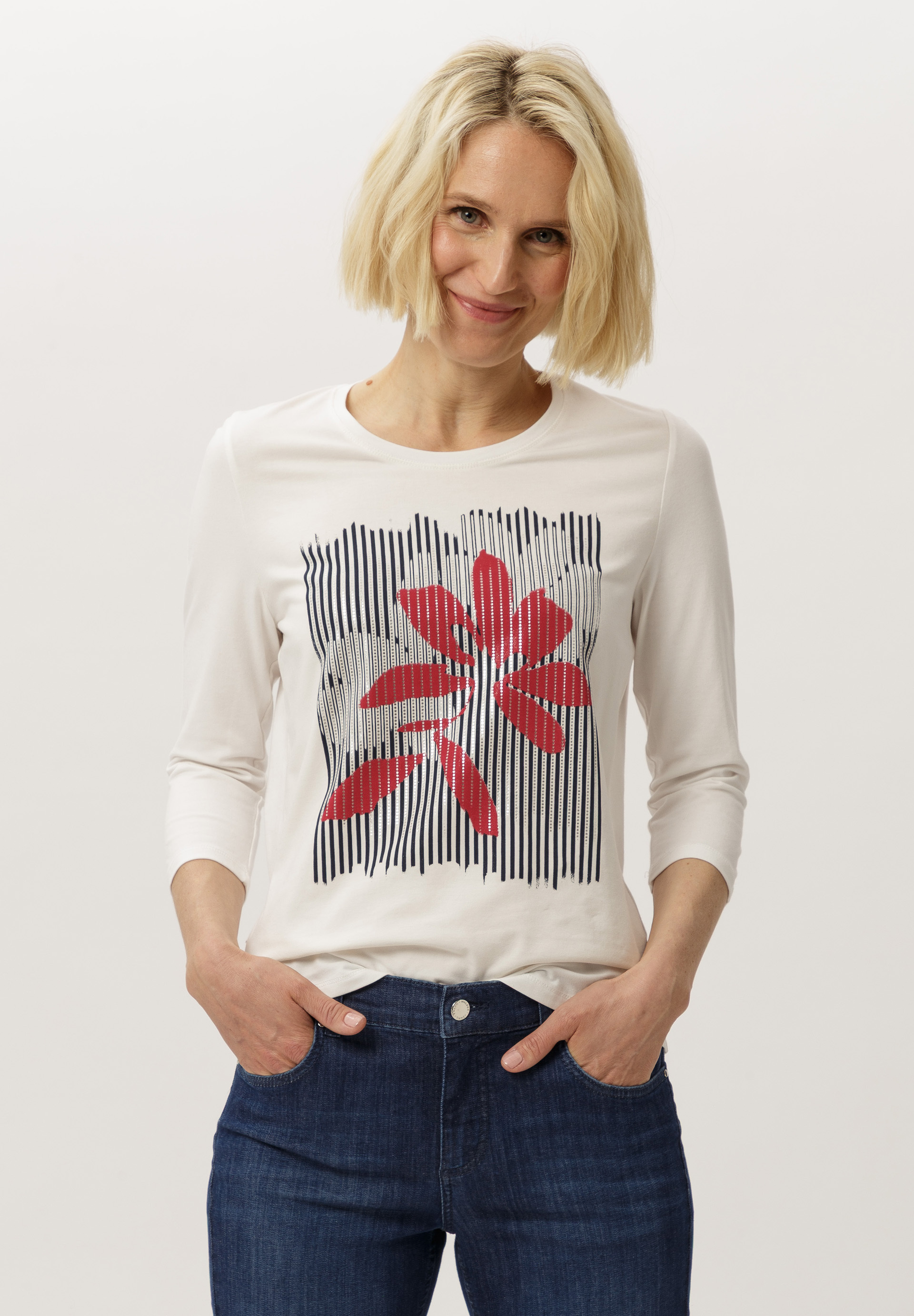 Shirt mit Placement-Print - Produktbild 1