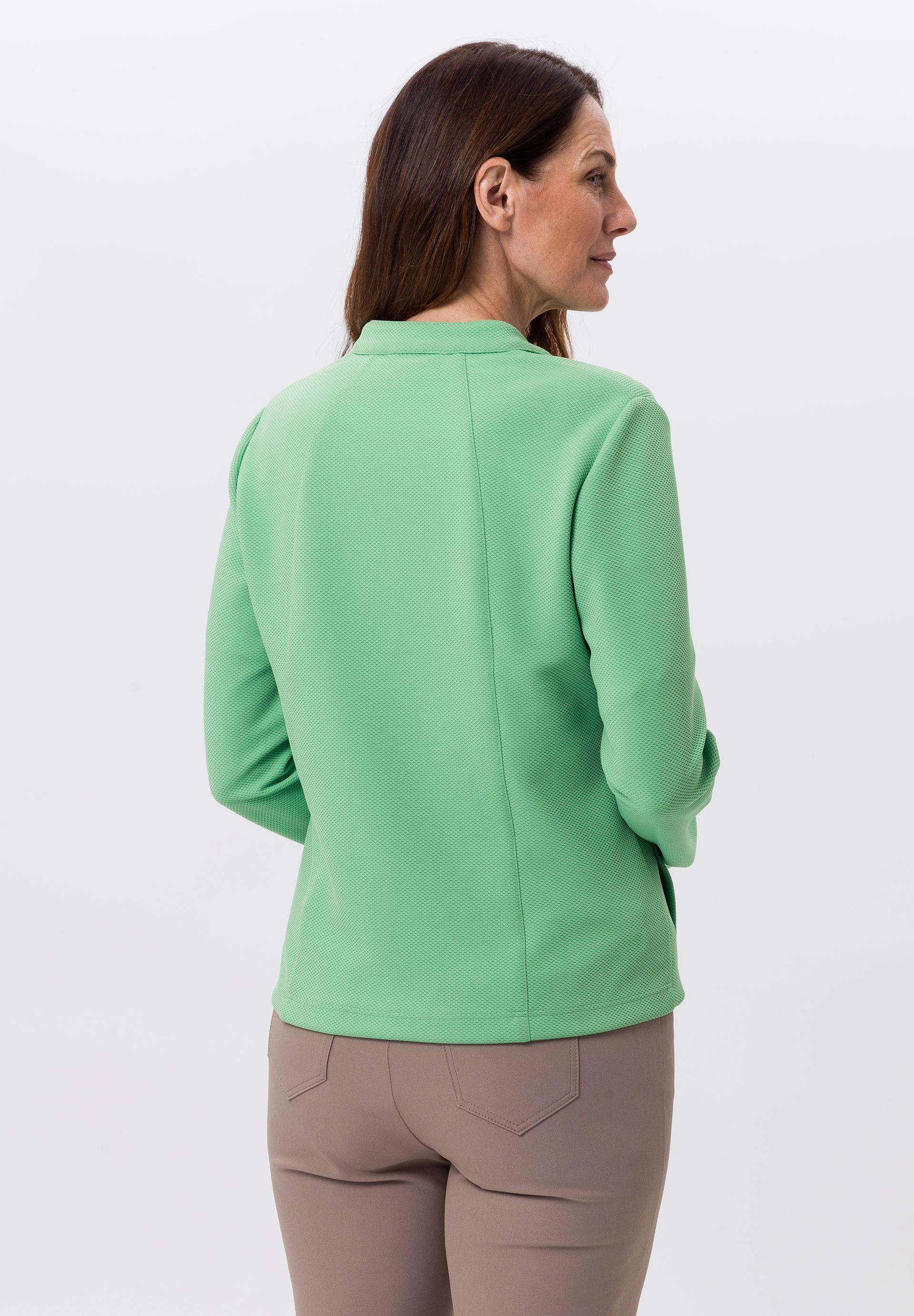 Blazerjacke aus Jersey mit Zipp - Bild 2