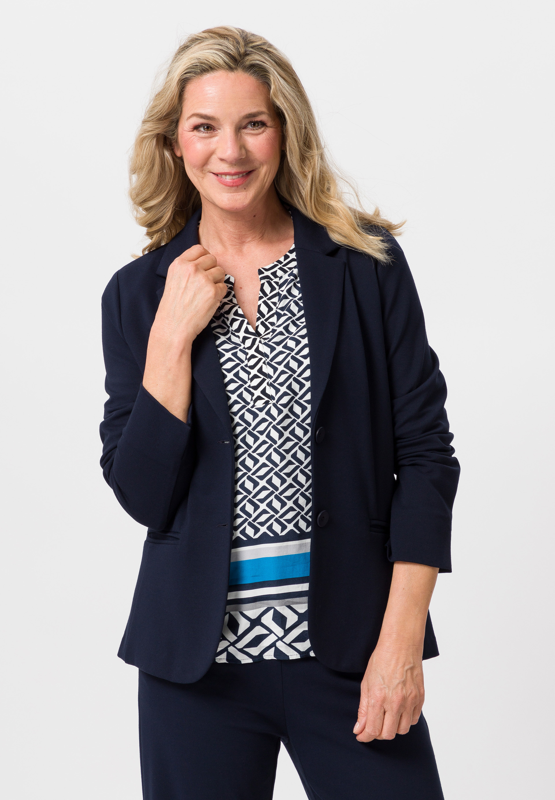 Blazer aus softem Jeresy - Produktbild 1