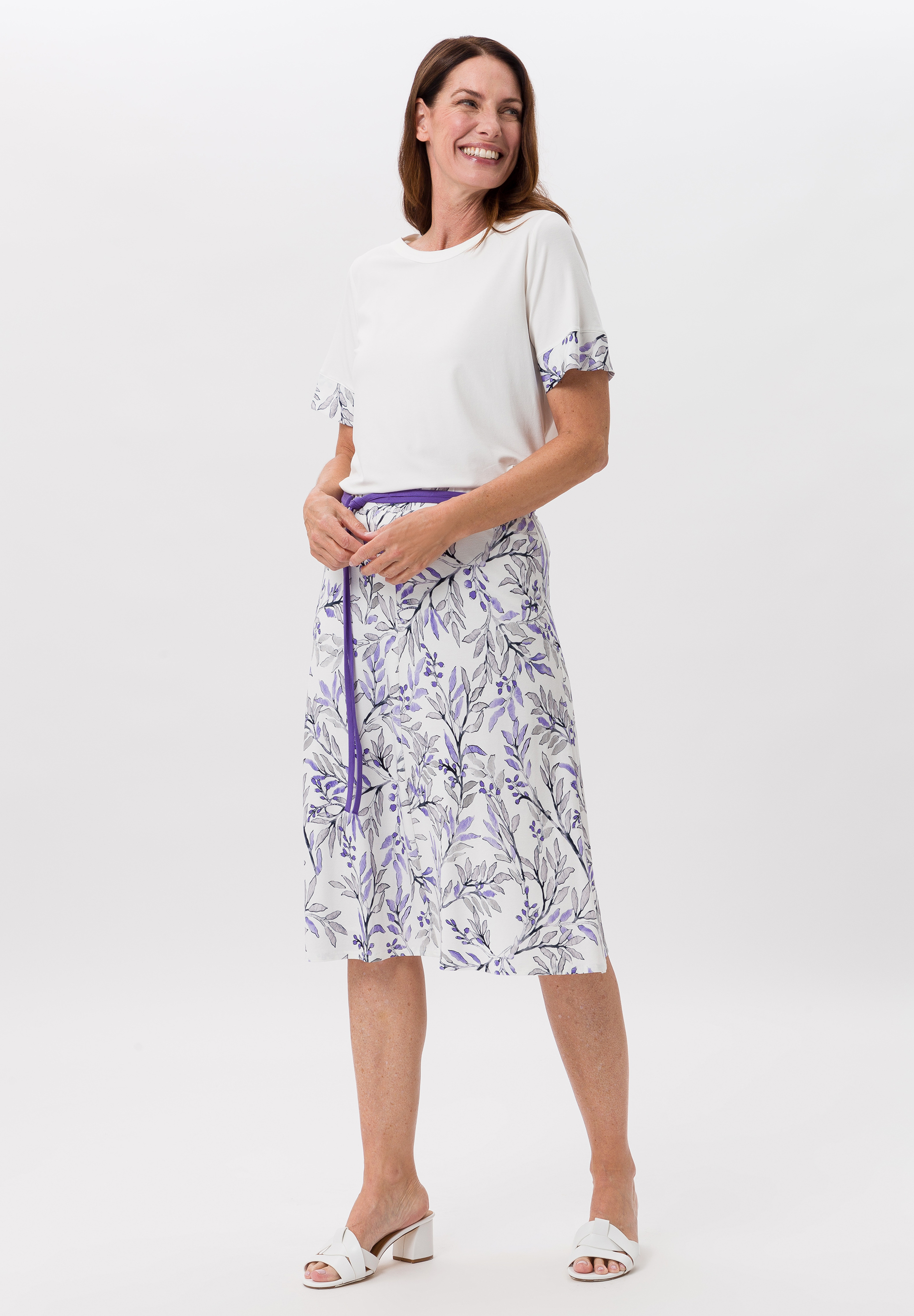 Feminines Shirt im Materialmix Feminines Shirt im Materialmix - Produktbild 2