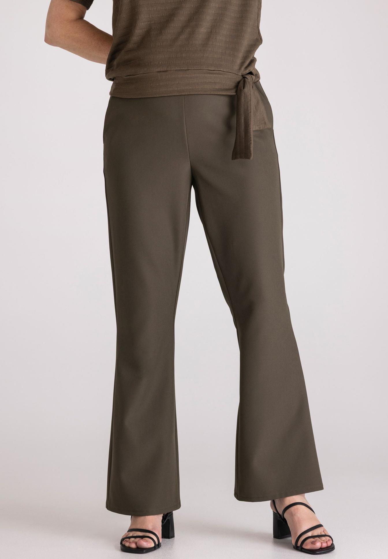 Flaired Pants mit elastischem Bund - Produktbild 1