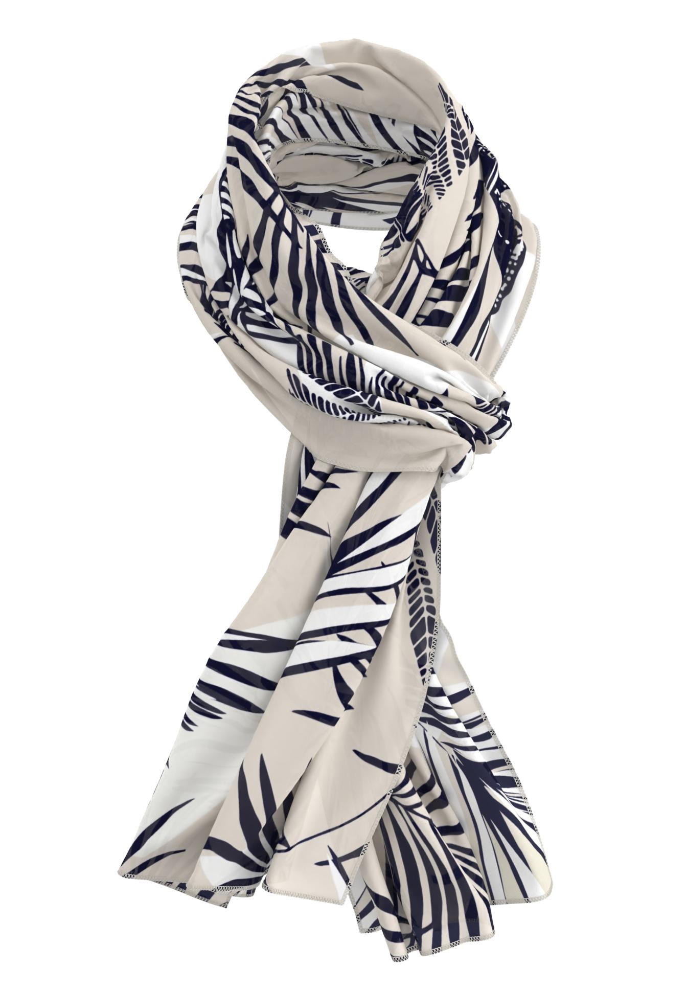 Scarf With tropical print - Product Image 1