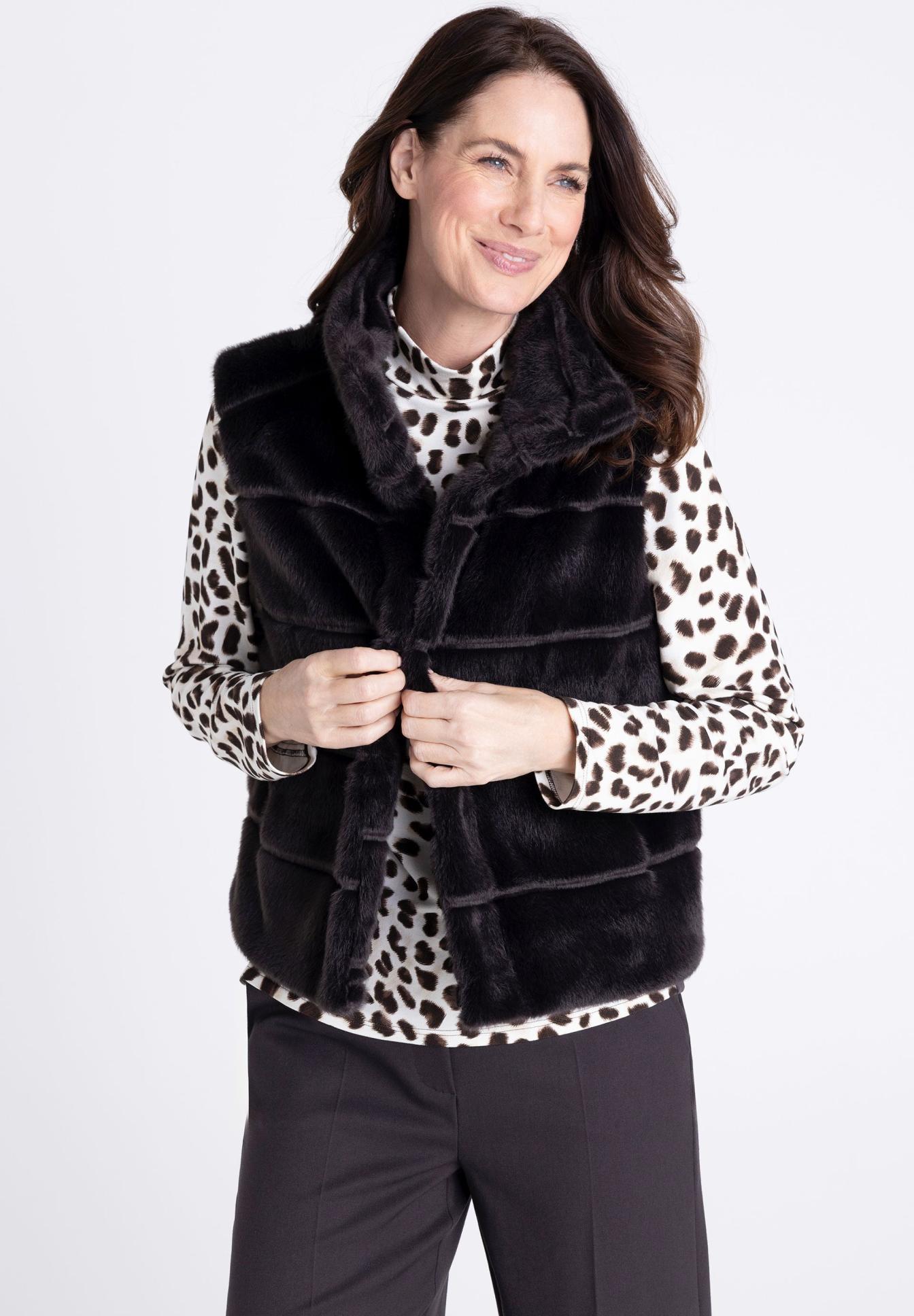 Weste mit Fake-Fur - Produktbild 1