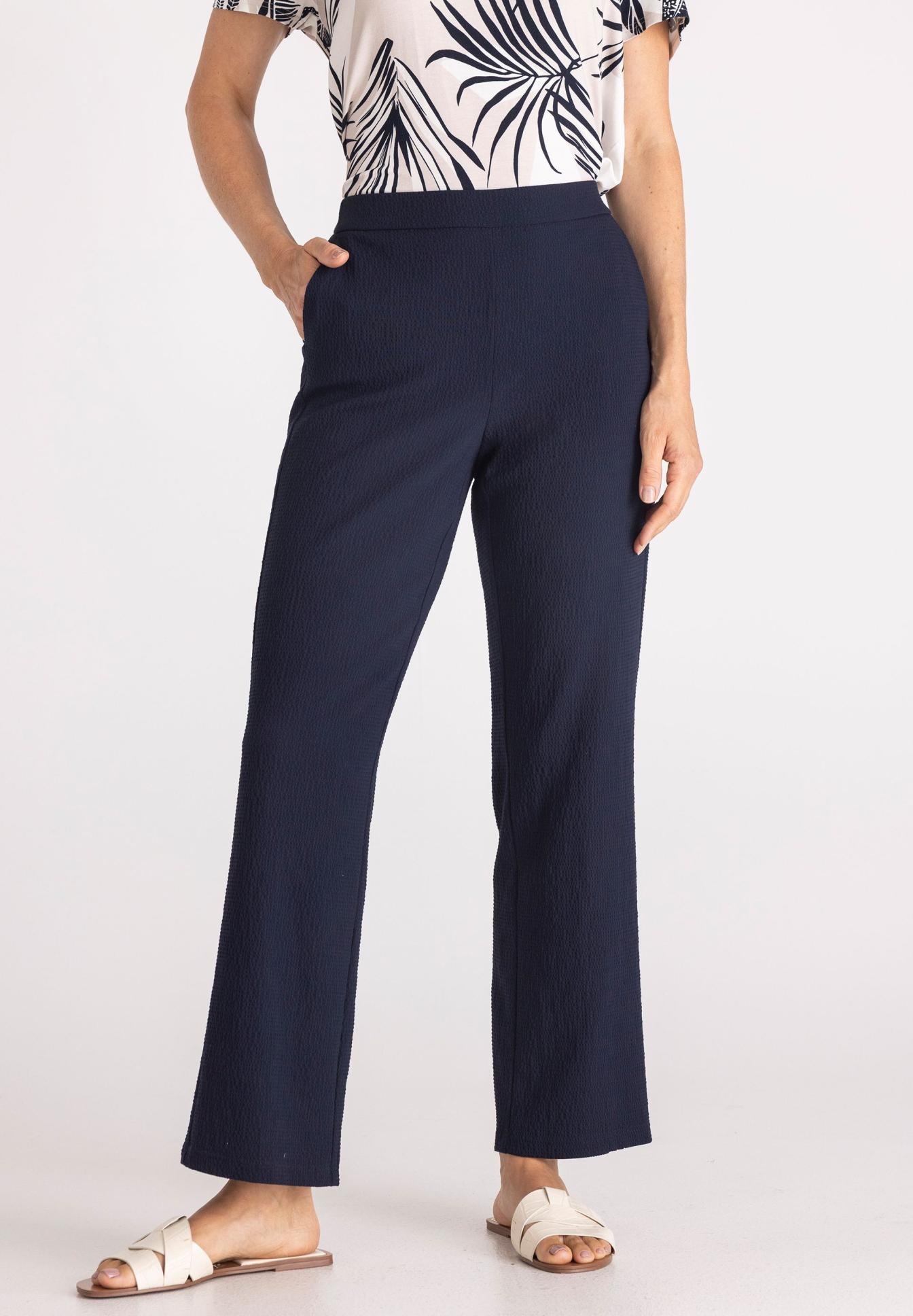 Wide leg Pants mit Struktur-Effekt - Produktbild 1