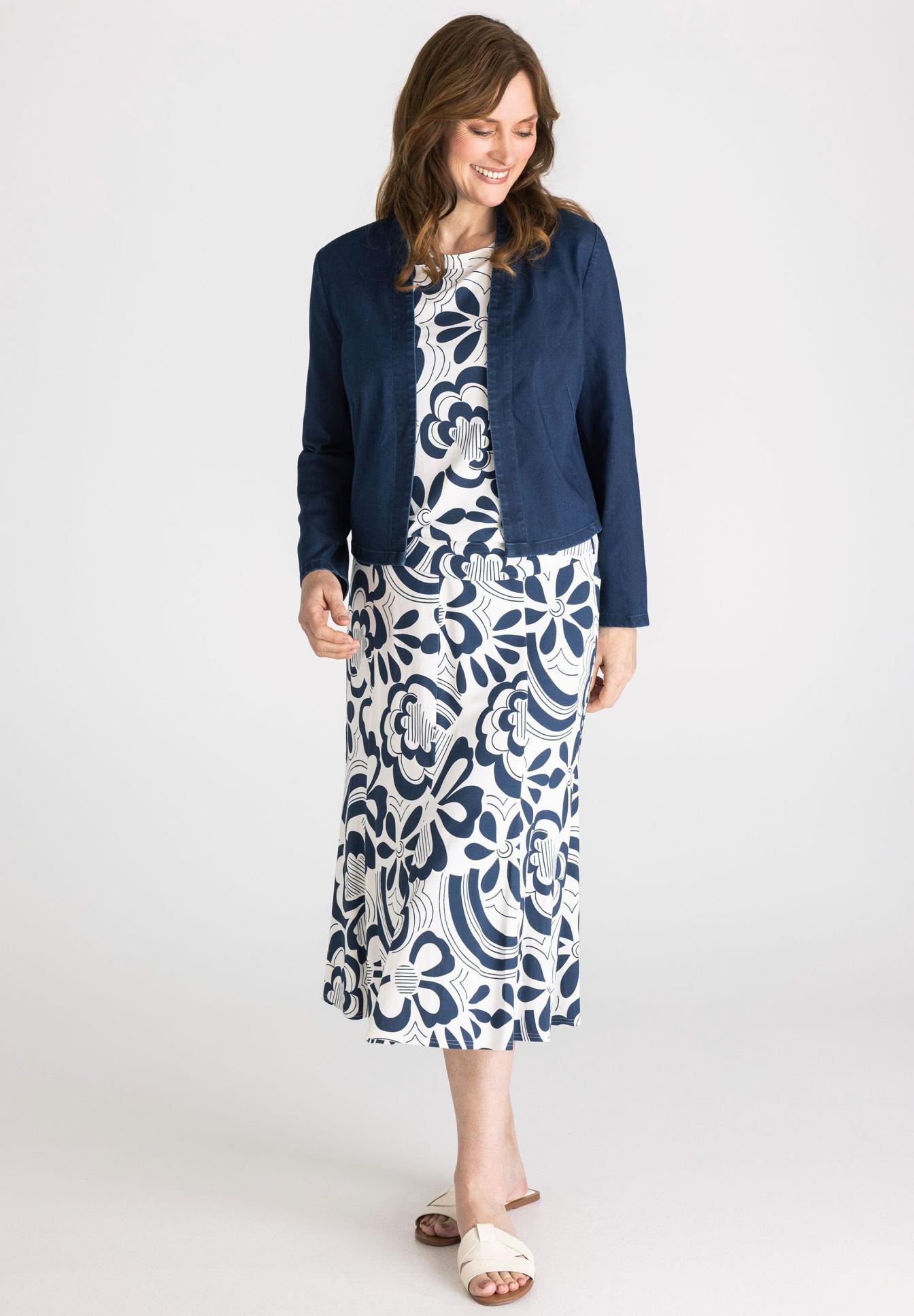 T-shirt With retro floral print - Product Image 2