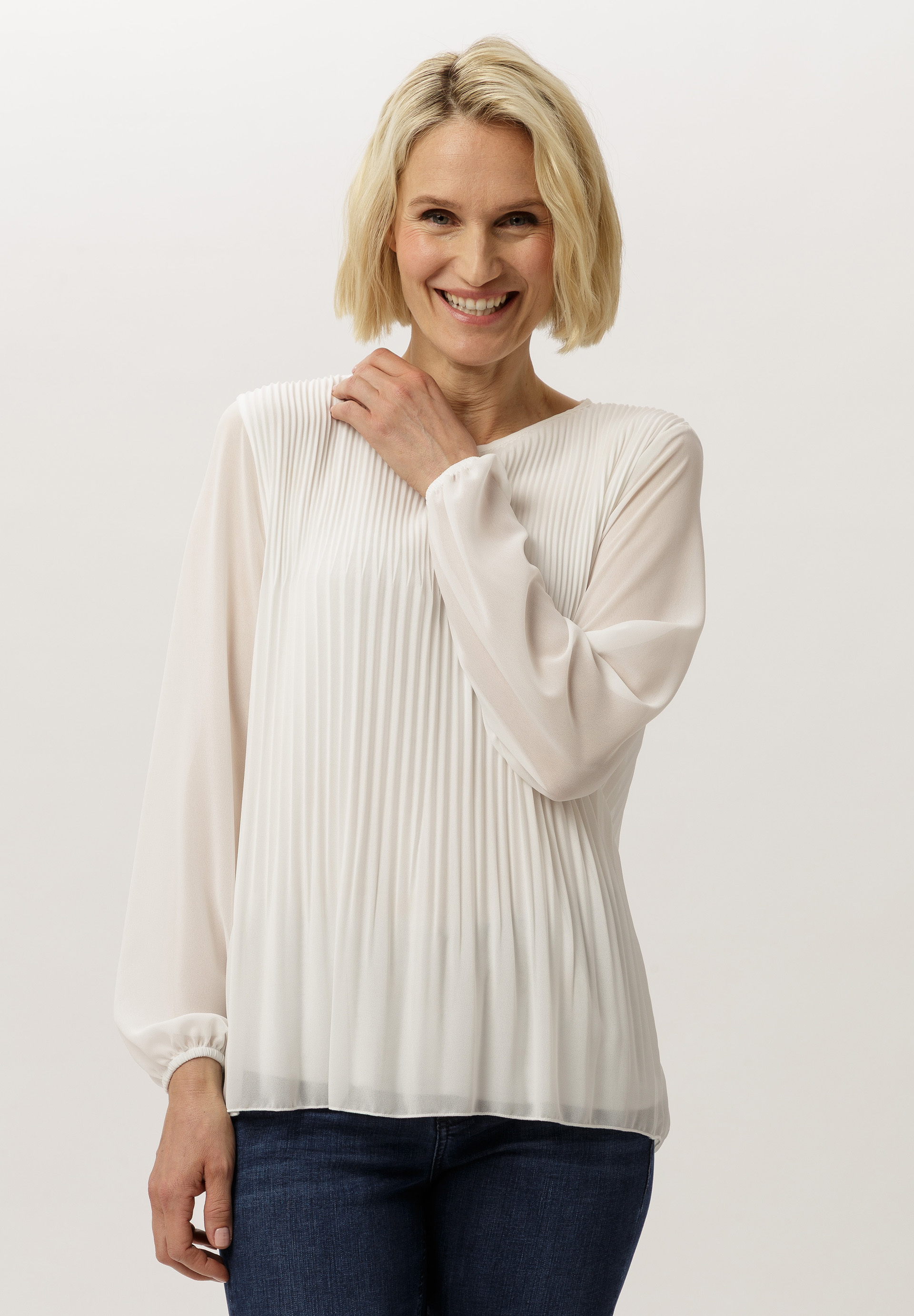 Bluse mit Plissee-Struktur - Produktbild 1