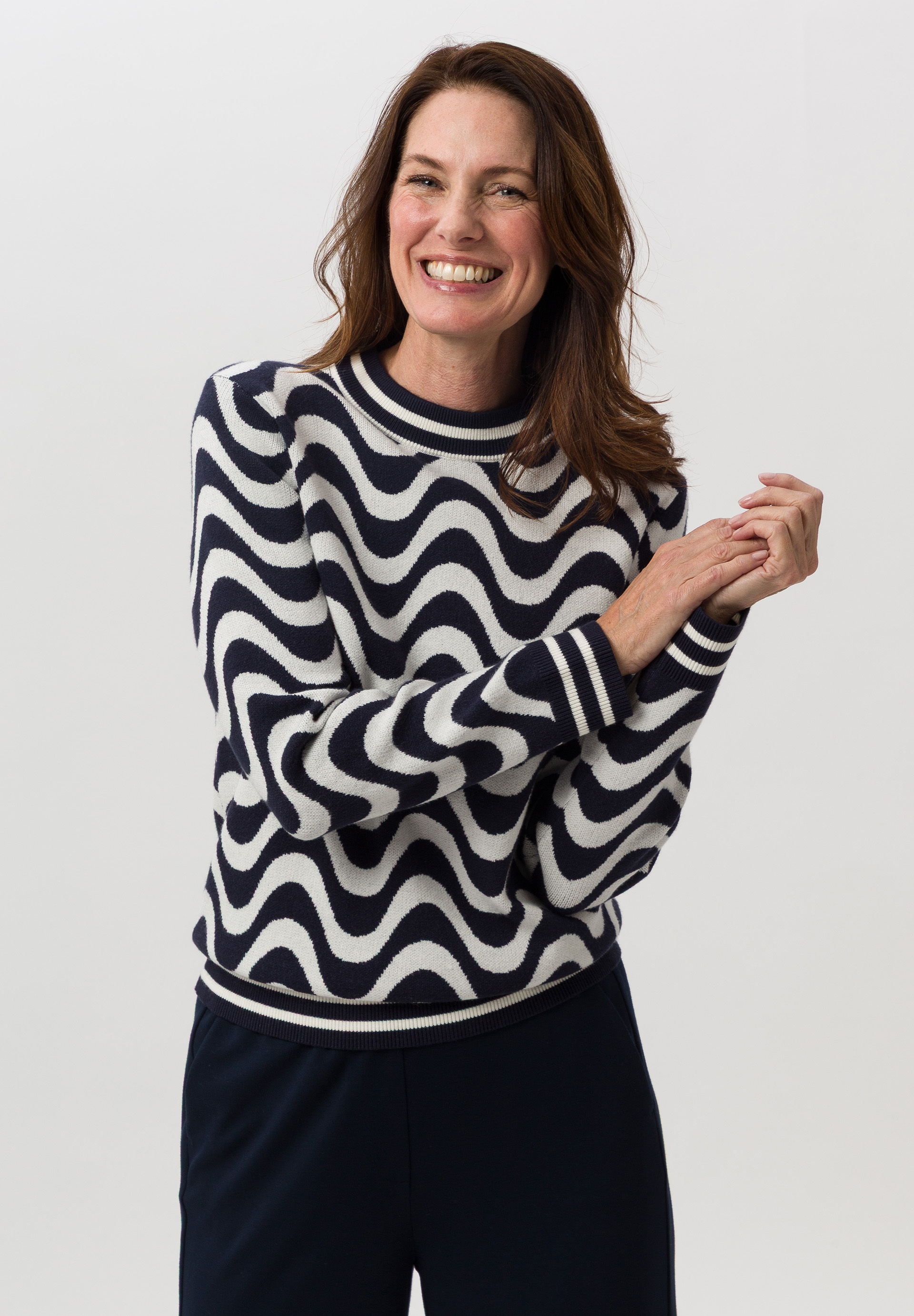Pullover mit graphischen Muster - Produktbild 1