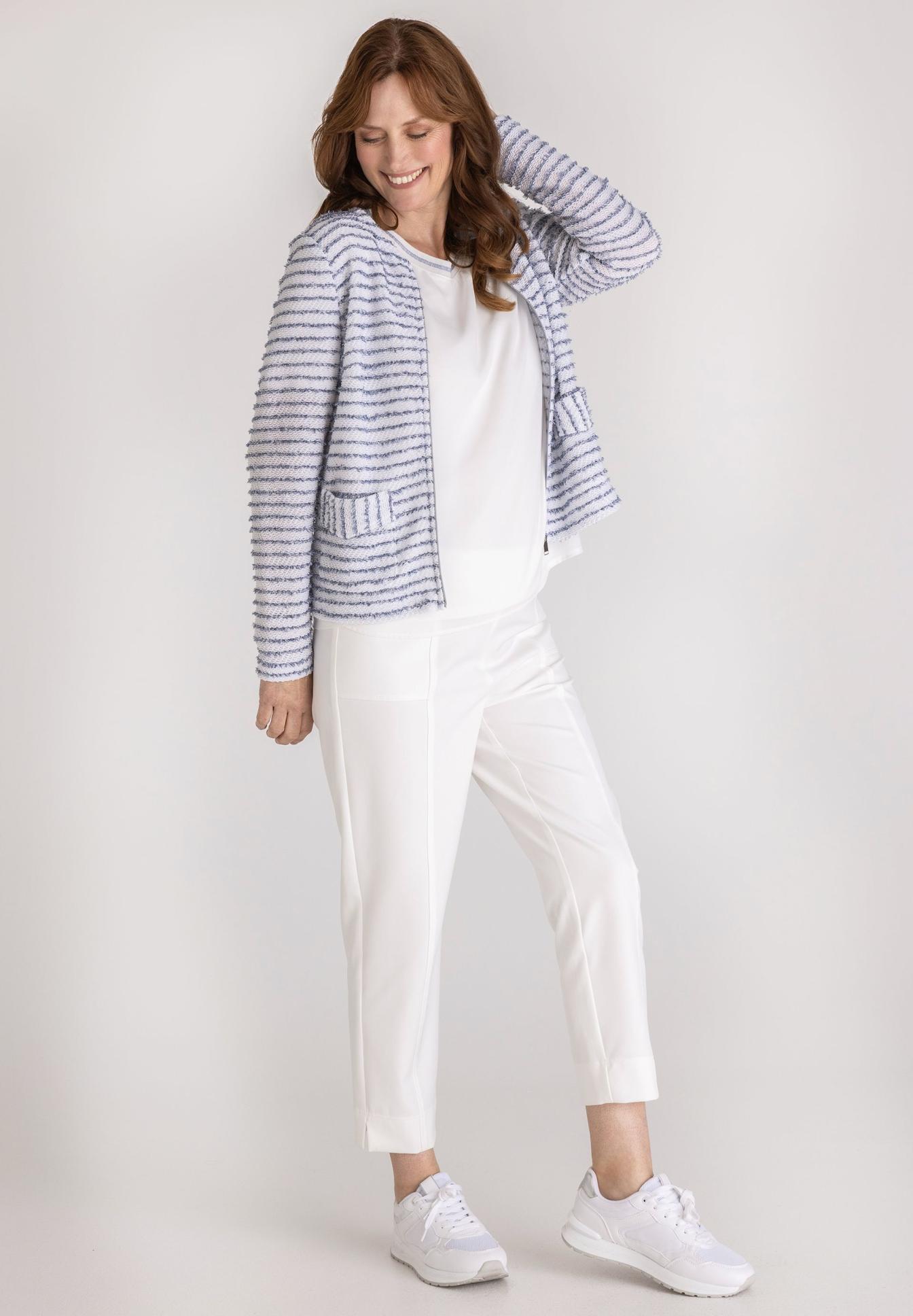 Lightweight jacket with ribbed cuffs - Product Image 2