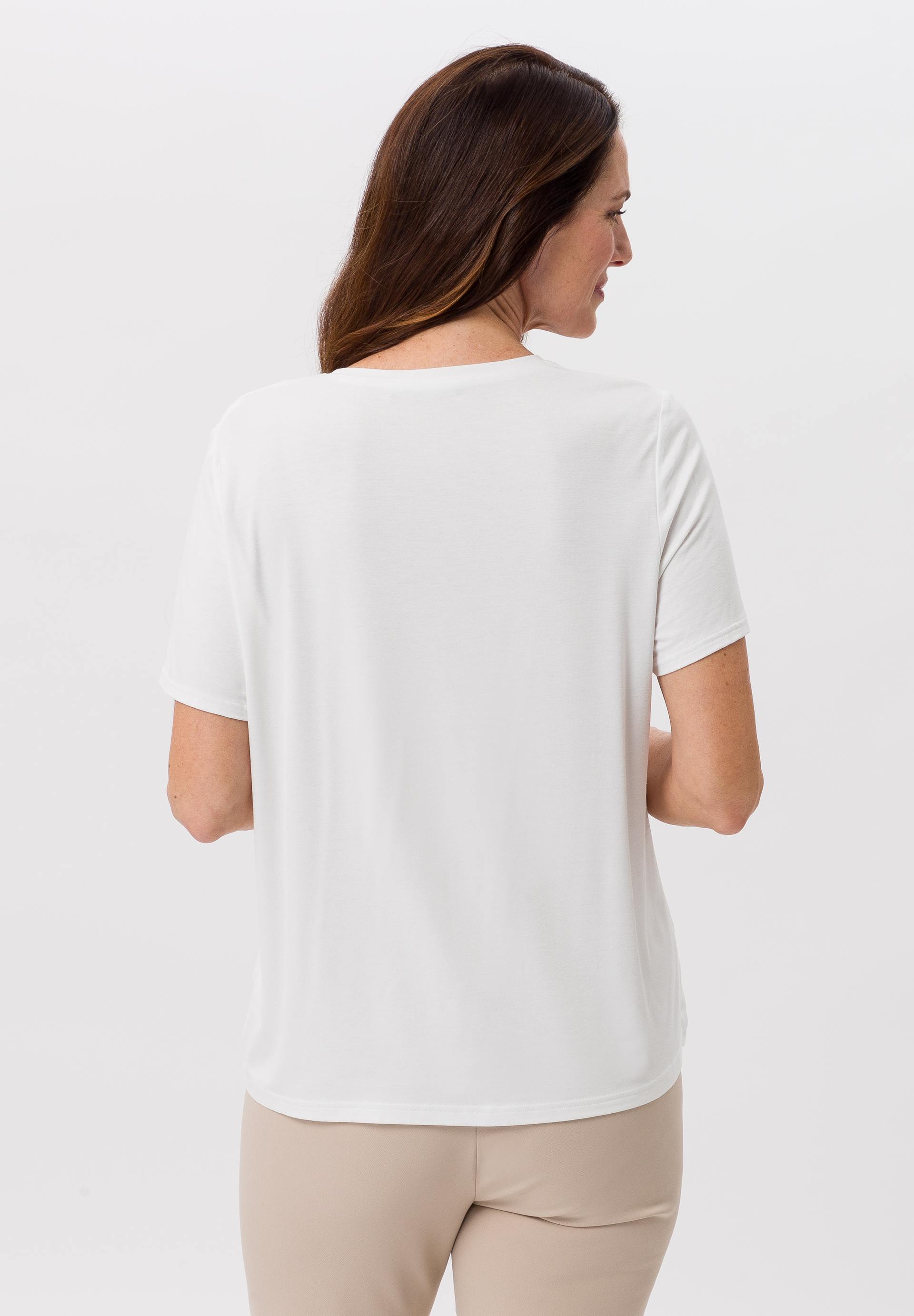 Blusenshirt mit modischem V-Ausschnitt - Bild 2